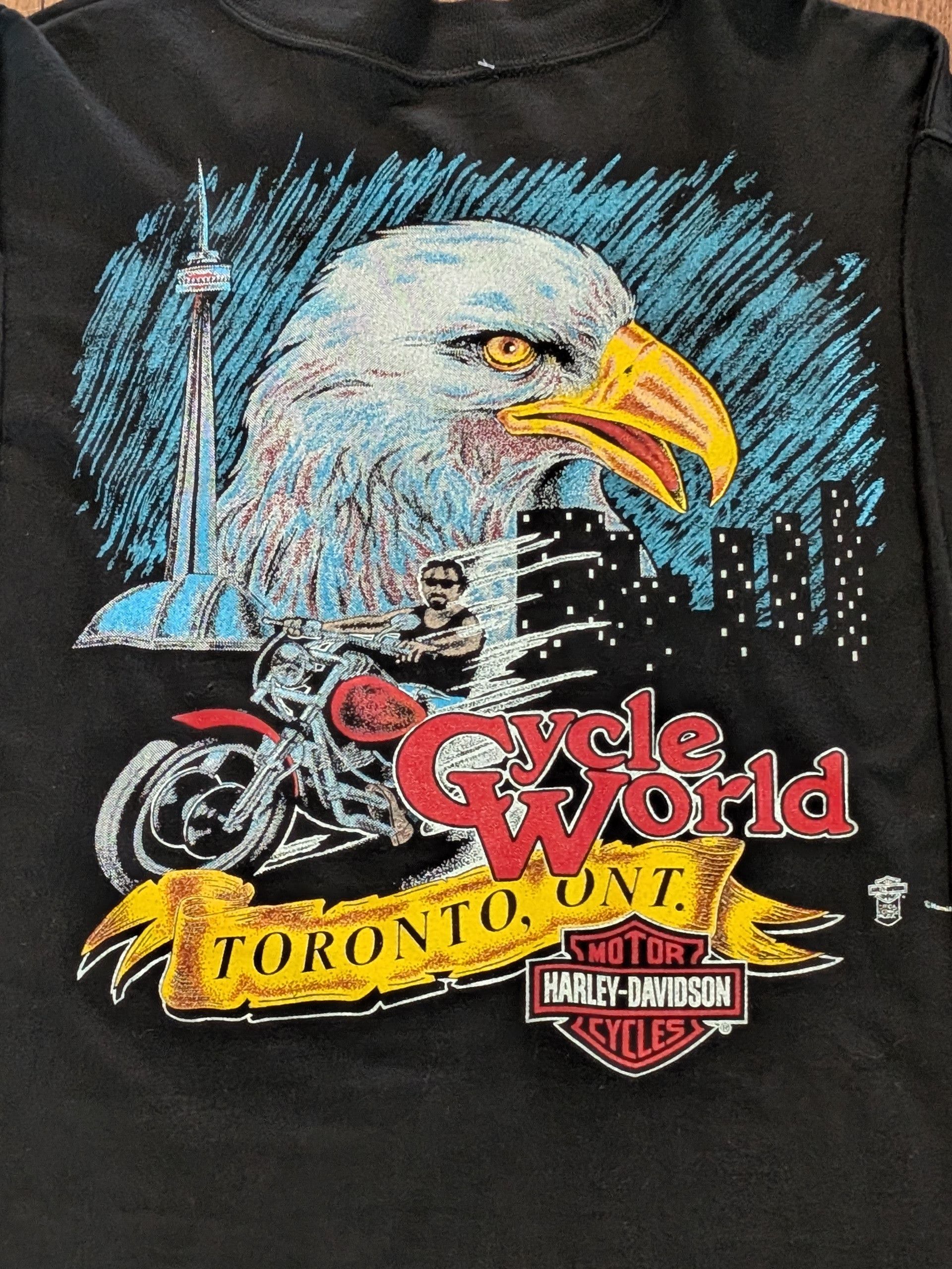 Harley Davidson Harley Davidson Toronto Iron Horse Long Sleeve T-Shirt Sz XL Size US XL / EU 56 / 4 - 4 Thumbnail