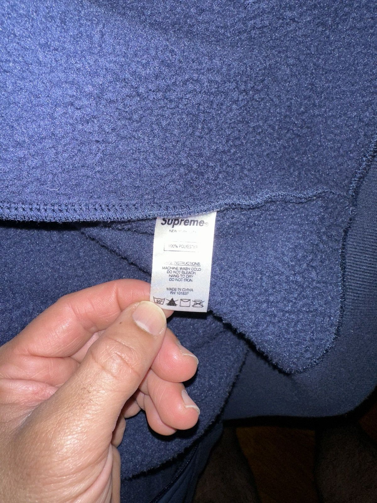 Supreme supreme navy blue wind stopper Size US M / EU 48-50 / 2 - 6 Thumbnail