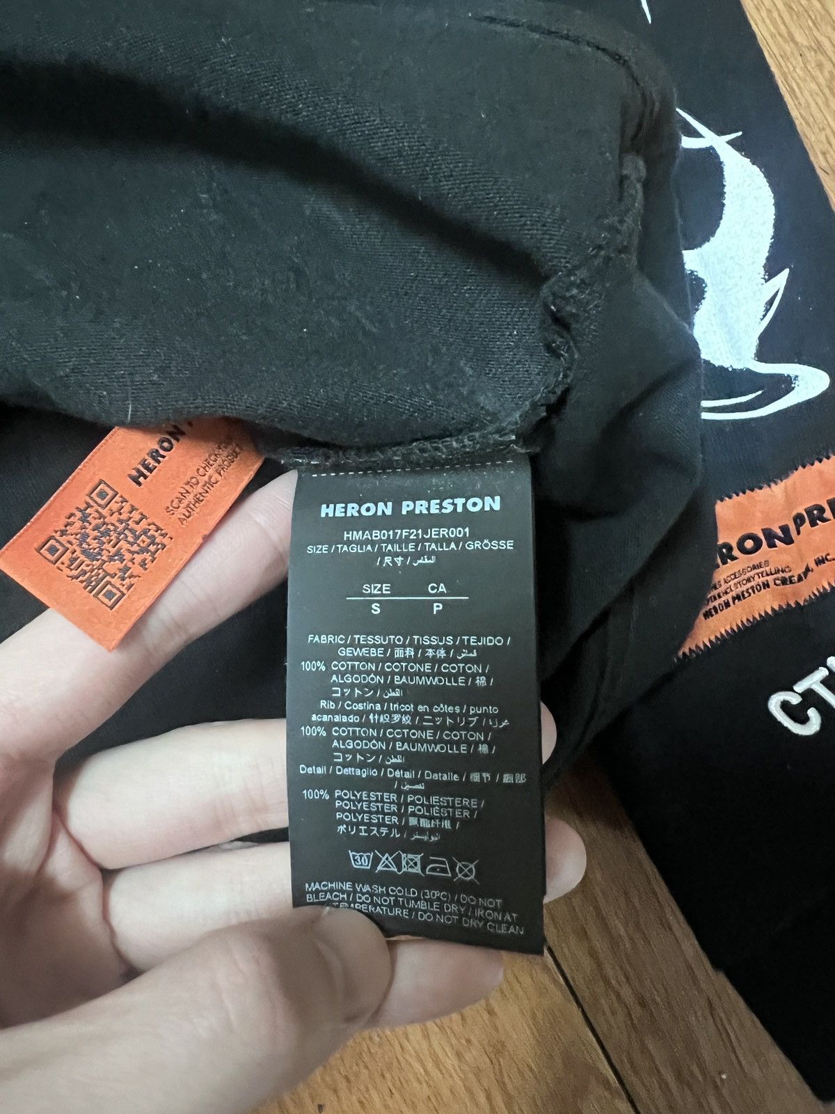 Heron Preston heron preston mockneck printed long sleeve Size US S / EU 44-46 / 1 - 8 Thumbnail