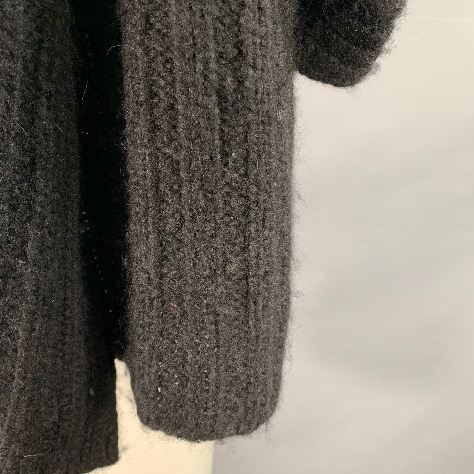 Other JARBO Black Knit Shawl Collar Open Front Shrug Cardigan Size ONE SIZE - 5 Thumbnail