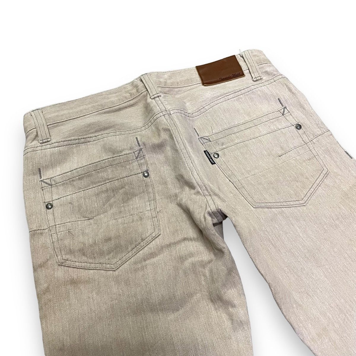 If Six Was Nine 🇯🇵 VINTAGE AERO BY TORNADO MART SPIRAL CUT FLARE JEANS Size US 31 - 11 Thumbnail