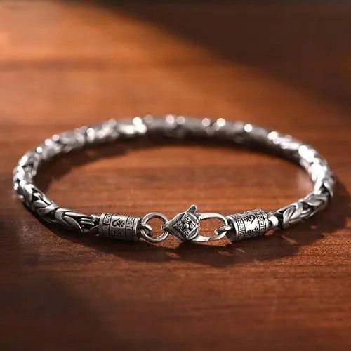 VIBE Retro Silver Exquisite Woven Bracelet Size ONE SIZE - 5 Thumbnail