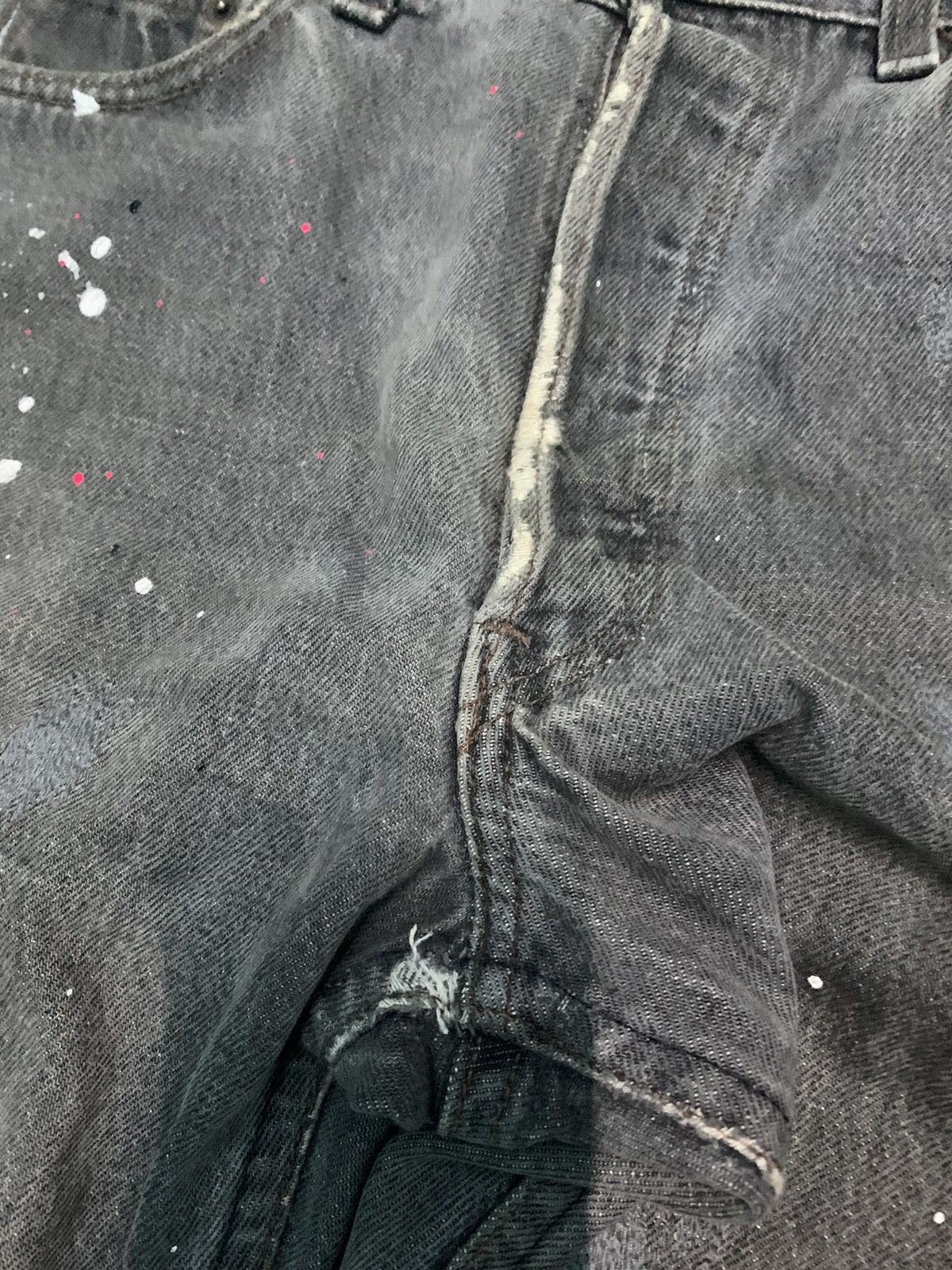 Levi's Made & Crafted 💥Vintage Levi’s Painted Denim Size US 30 / EU 46 - 7 Thumbnail