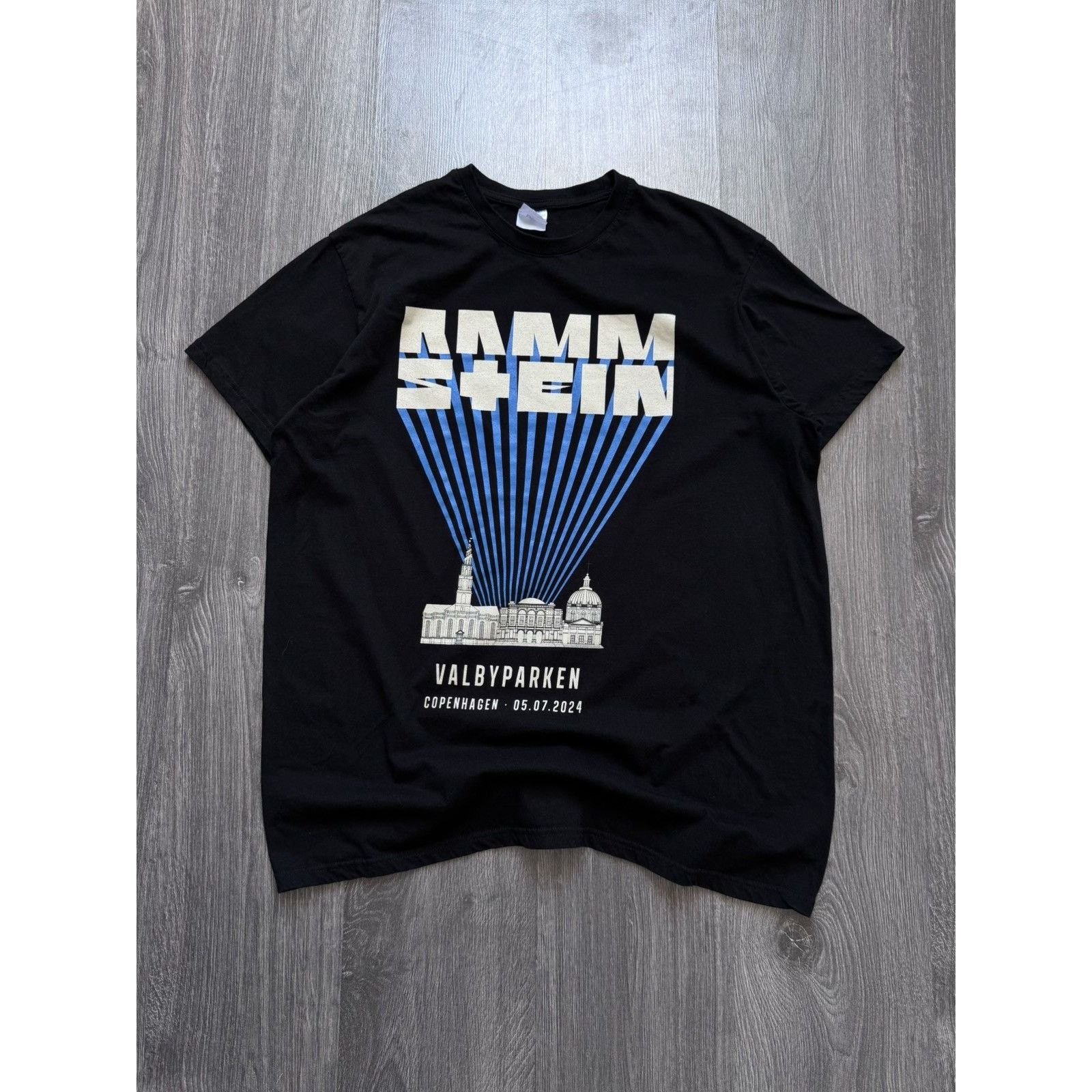 Band Tees × Vintage Rare! Rammstein 2024 Tour T-shirt Size US XL / EU 56 / 4 - 1 Thumbnail