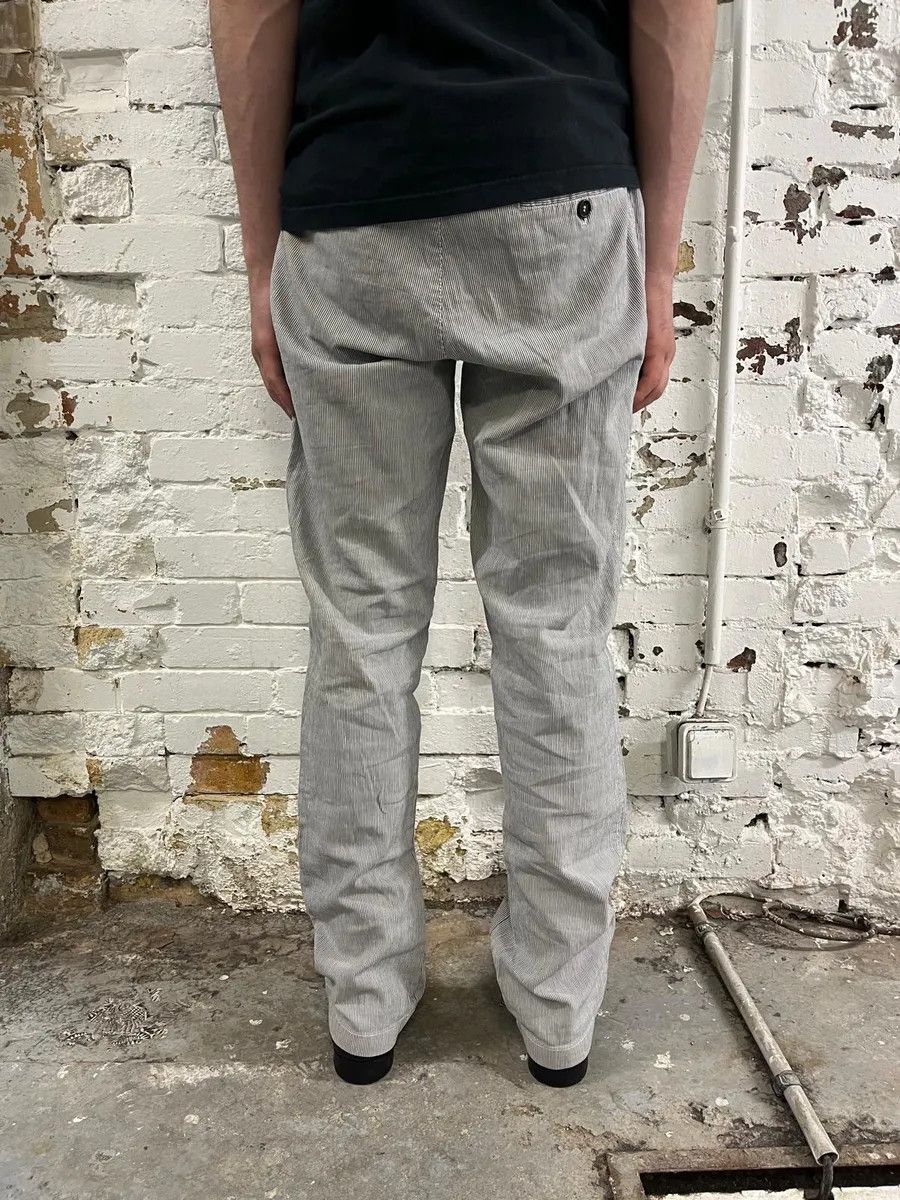 Prada SS2006 Prada Grey/White Striped Chinos Cotton Minimalist Size 52 Size US 32 / EU 48 - 4 Thumbnail