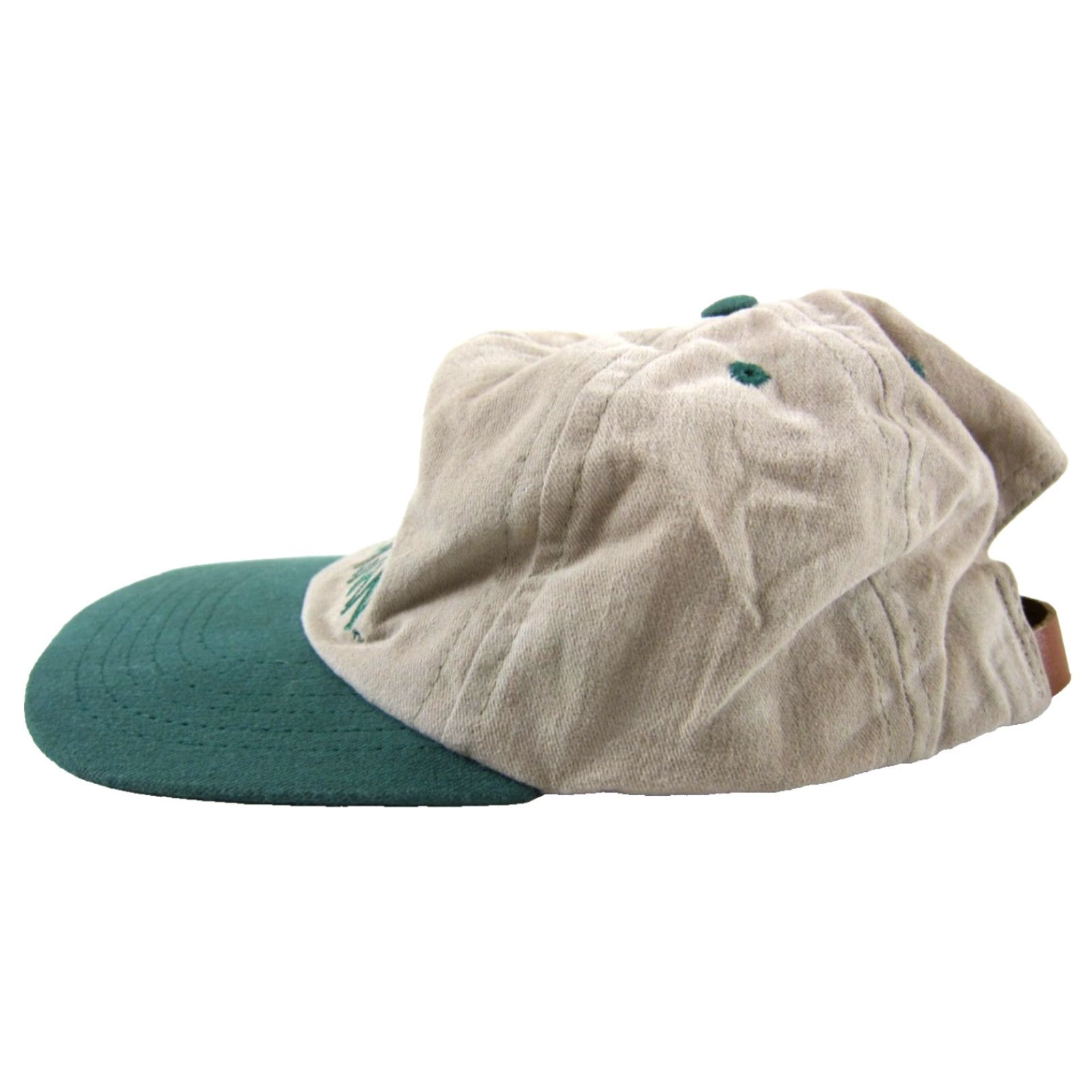 Vintage VINTAGE Starbucks Coffee Mazagran Brown Leather Strap Baseball Hat Size ONE SIZE - 5 Thumbnail