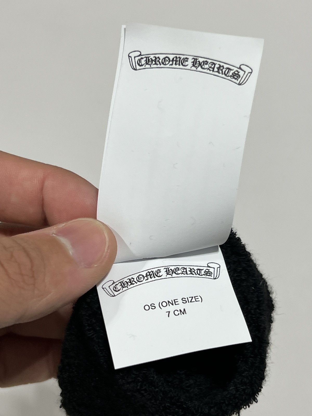 Chrome Hearts Chrome Hearts Sweatband Black Cross ONLY ONE Size ONE SIZE - 3 Thumbnail