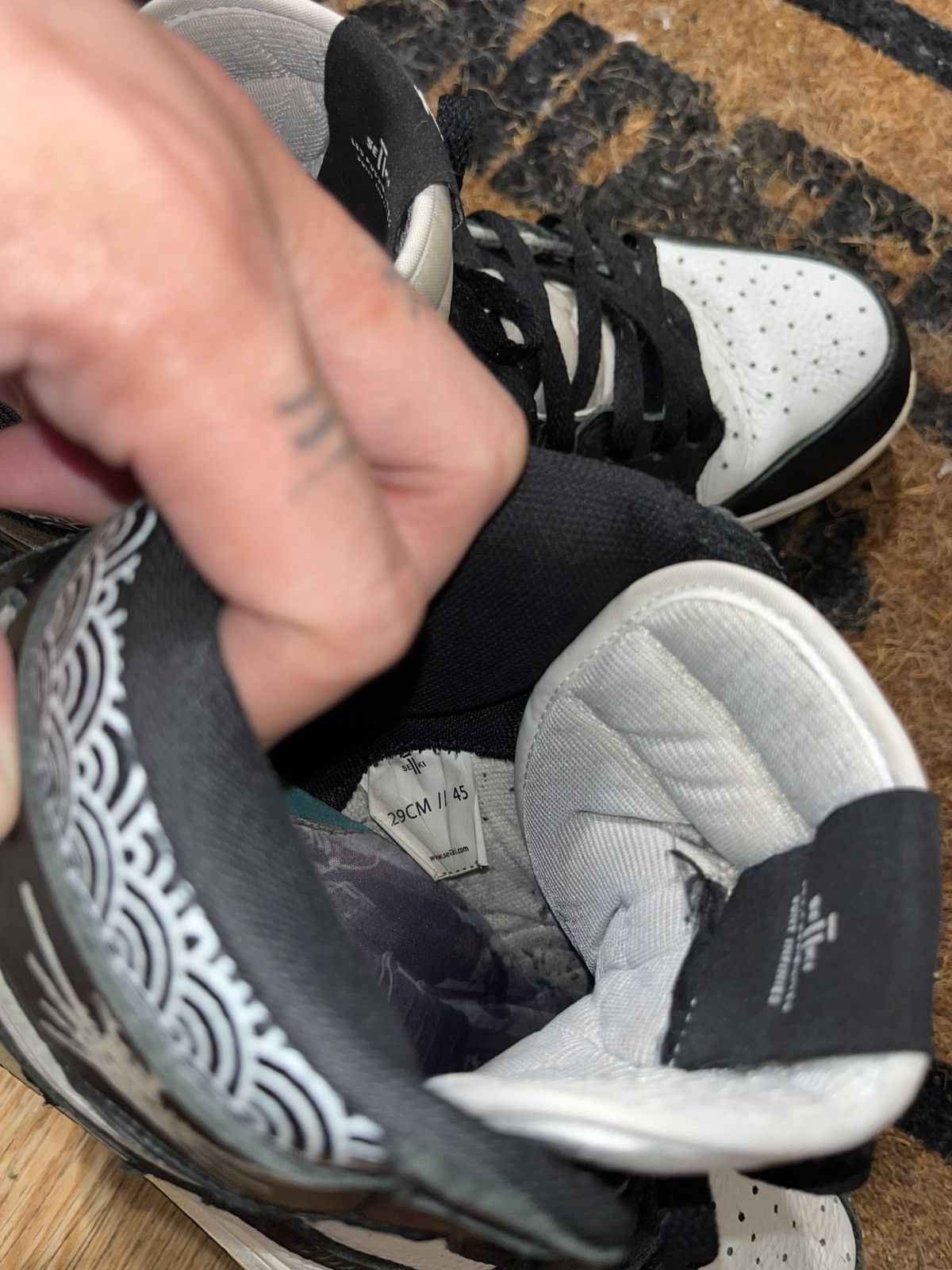 Other Xavier Wulf x Seiiki Jordan 1 Samurai Wulf Sneakers 1st Gen Size US 11 / EU 44 - 13 Thumbnail