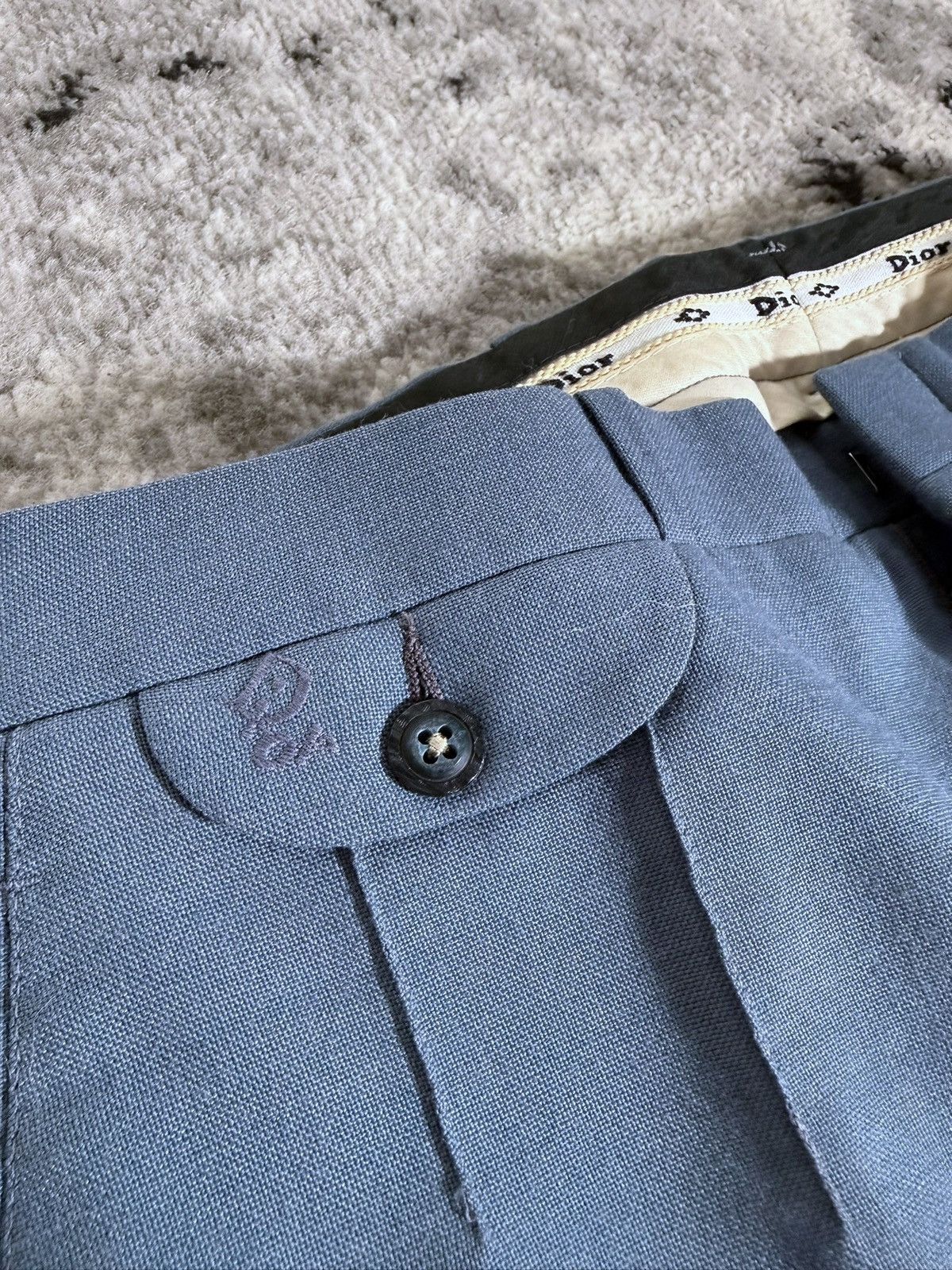 Dior Vintage Christian Dior Wool Blend Dress Pants Size US 34 / EU 50 - 3 Thumbnail