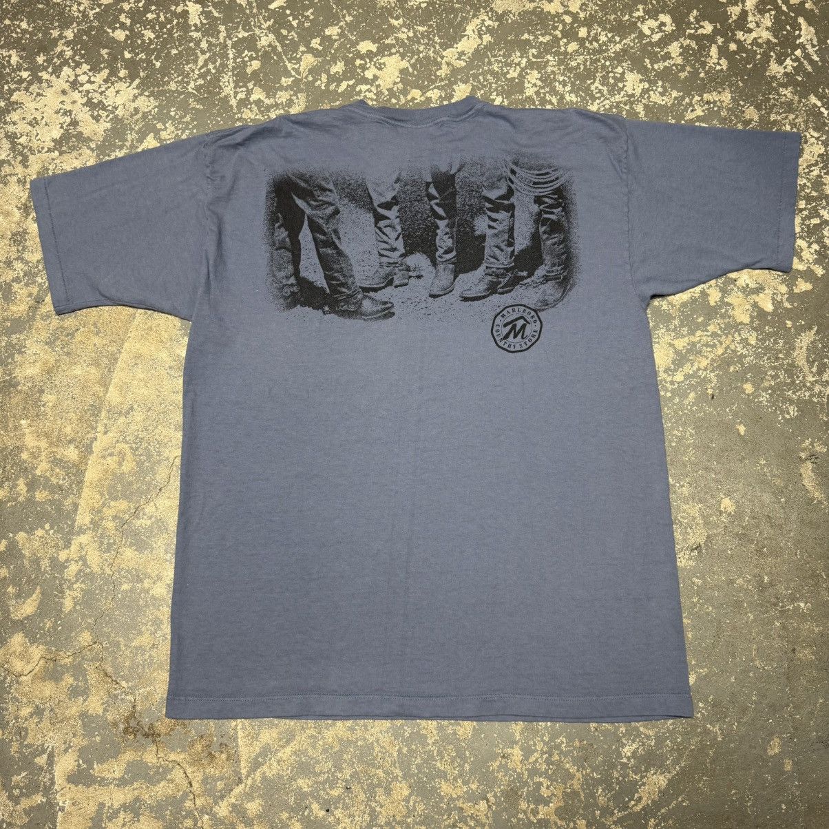 Marlboro Vintage Marlboro County Store Cowboy Boot Cigarette Tshirt Size US XL / EU 56 / 4 - 1 Thumbnail
