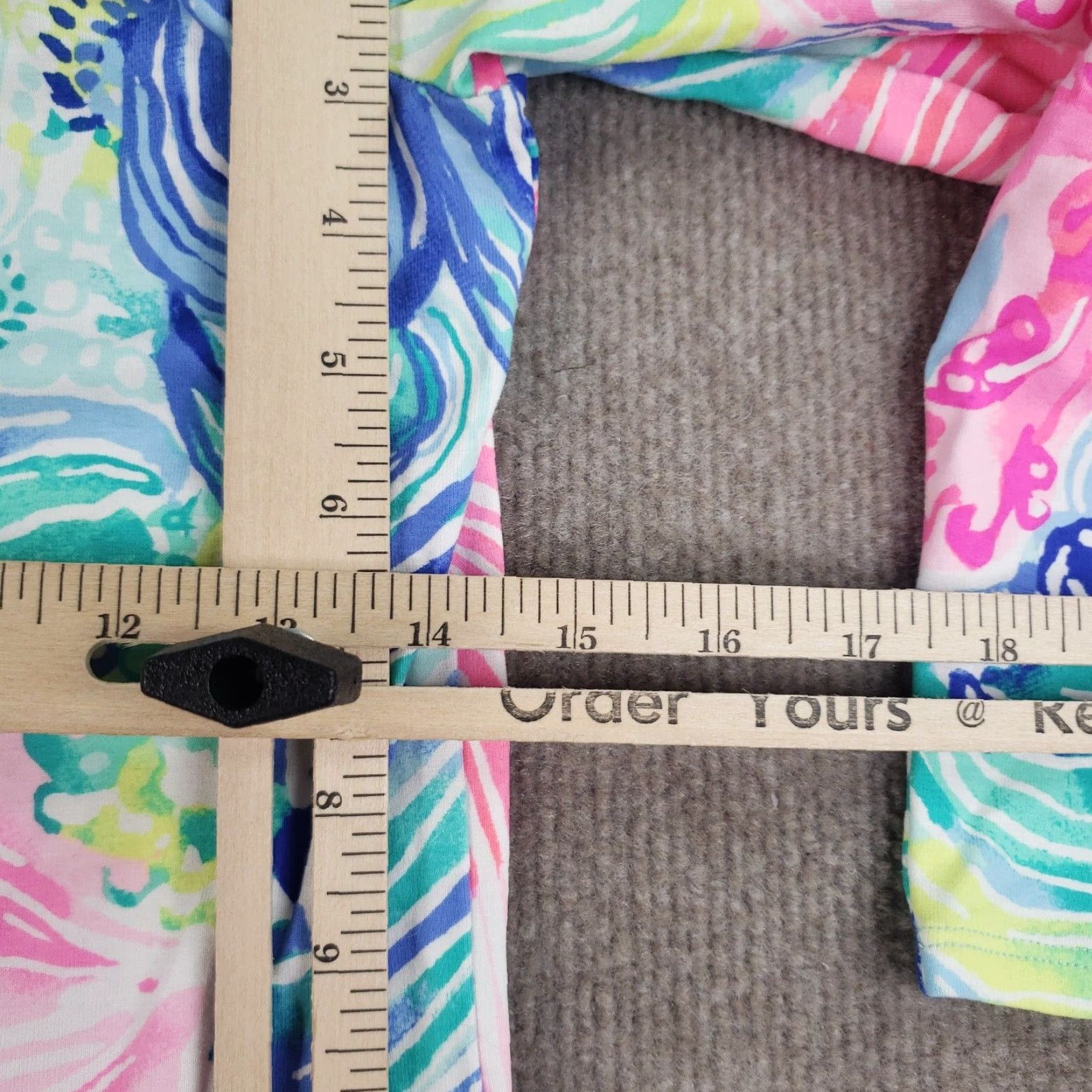 Lilly Pulitzer VINTAGE Lilly Pulitzer Laurana Dress Womens XS Pink Blue Off the Shoulder Beach Please Size XS / US 0-2 / IT 36-38 - 3 Thumbnail