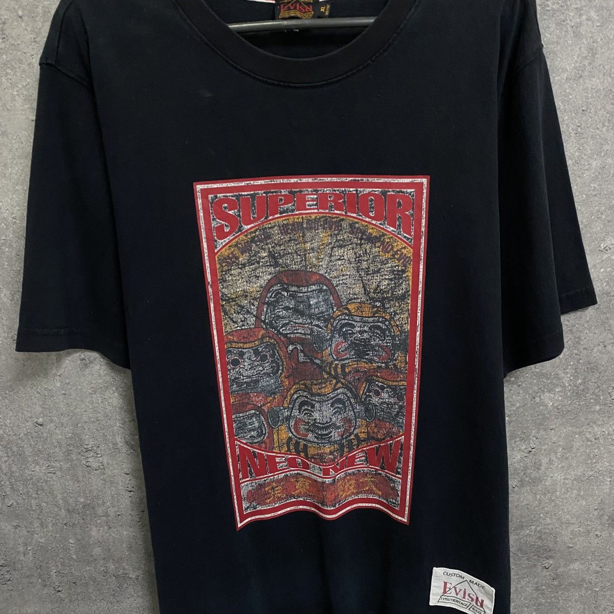 Evisu Vintage Evisu T-Shirt Big Logo Size US XL / EU 56 / 4 - 3 Thumbnail