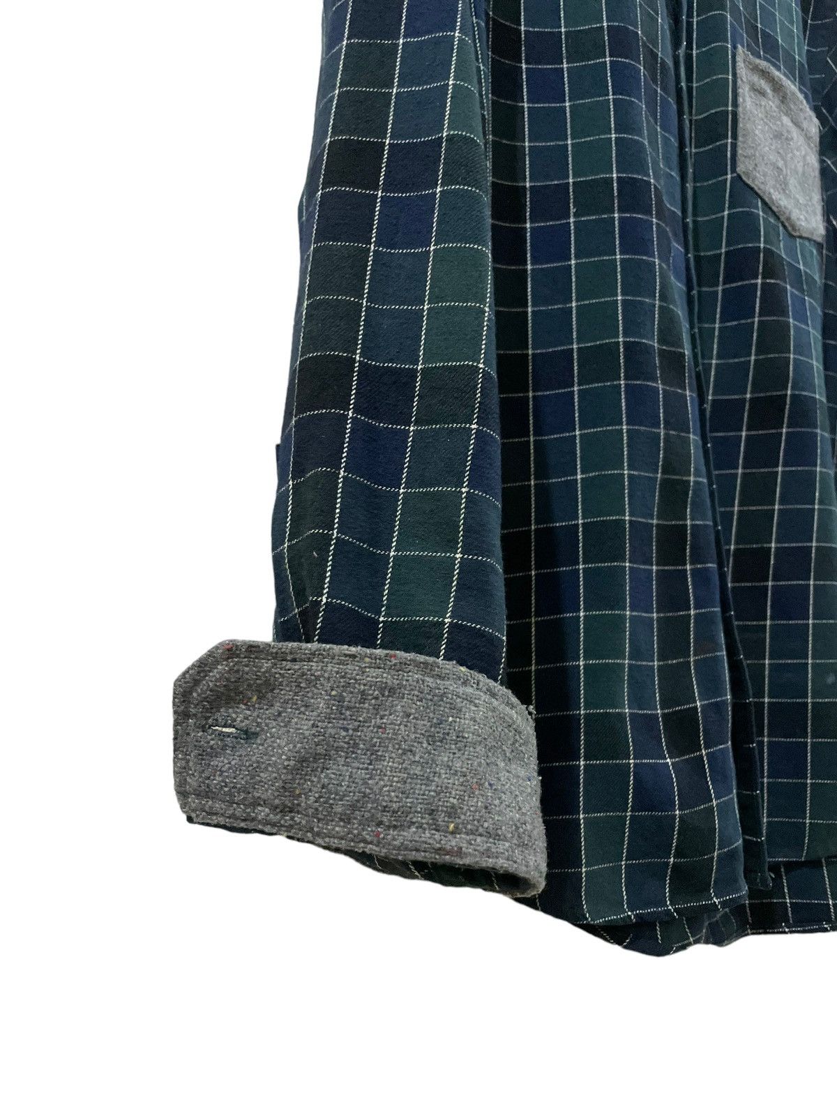 Flannel × Japanese Brand Vintage Graniph Travis Scott Style Tartan Plaid Flannel Size US M / EU 48-50 / 2 - 7 Thumbnail