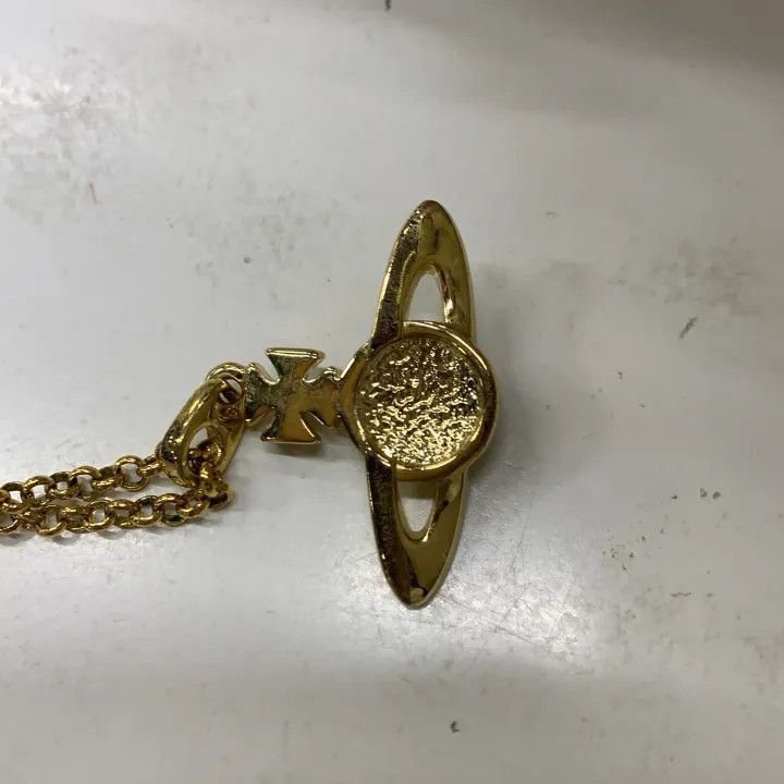 Vivienne Westwood Vivienne Westwood Neil Saturn Pendant Necklace Size ONE SIZE - 6 Thumbnail
