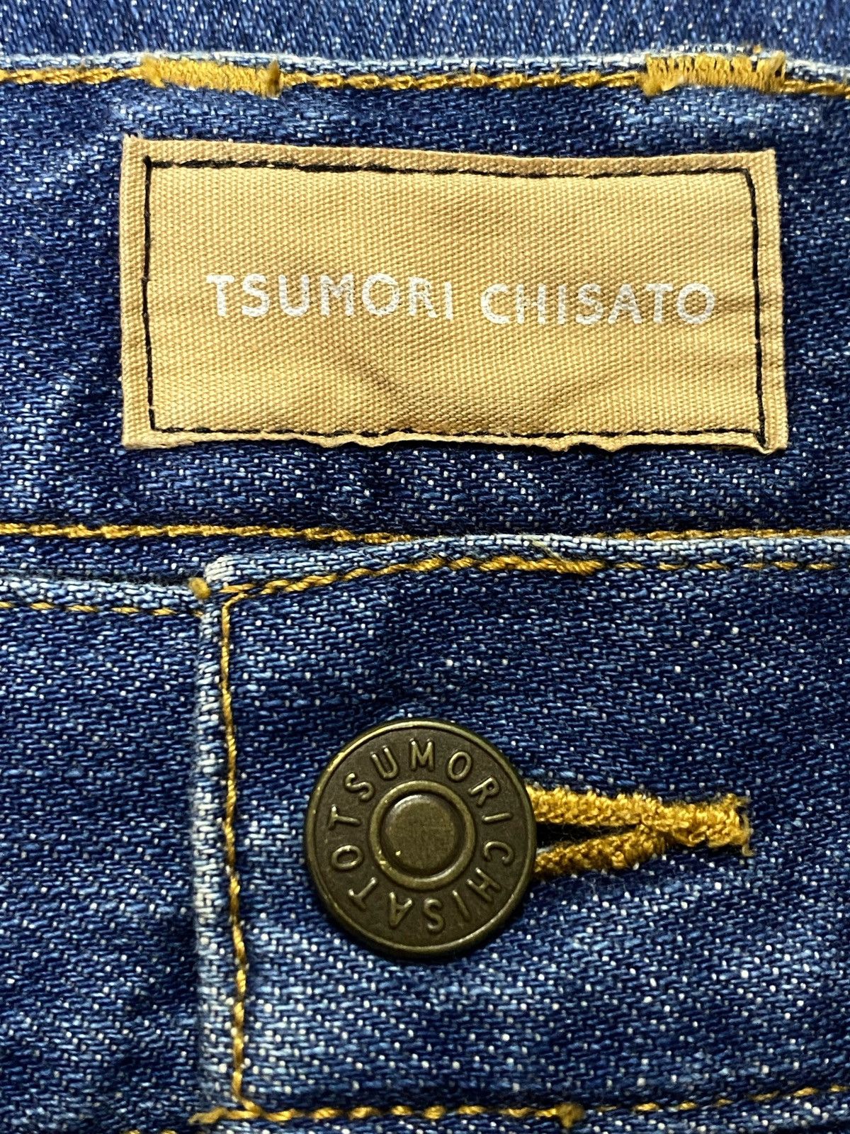 Issey Miyake Tsumori Chisato By Issey Miyake All Over Painted Art Denim Size US 31 - 11 Thumbnail