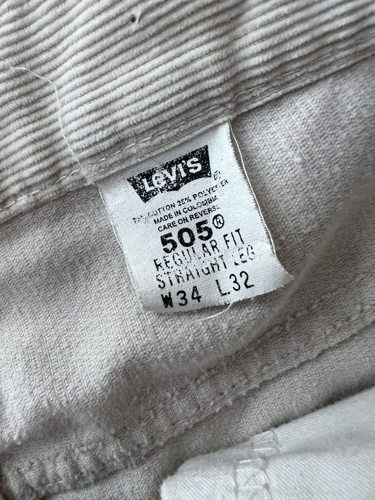 Levi's Vintage levis 505 corduroy pants Size US 33 - 3 Thumbnail