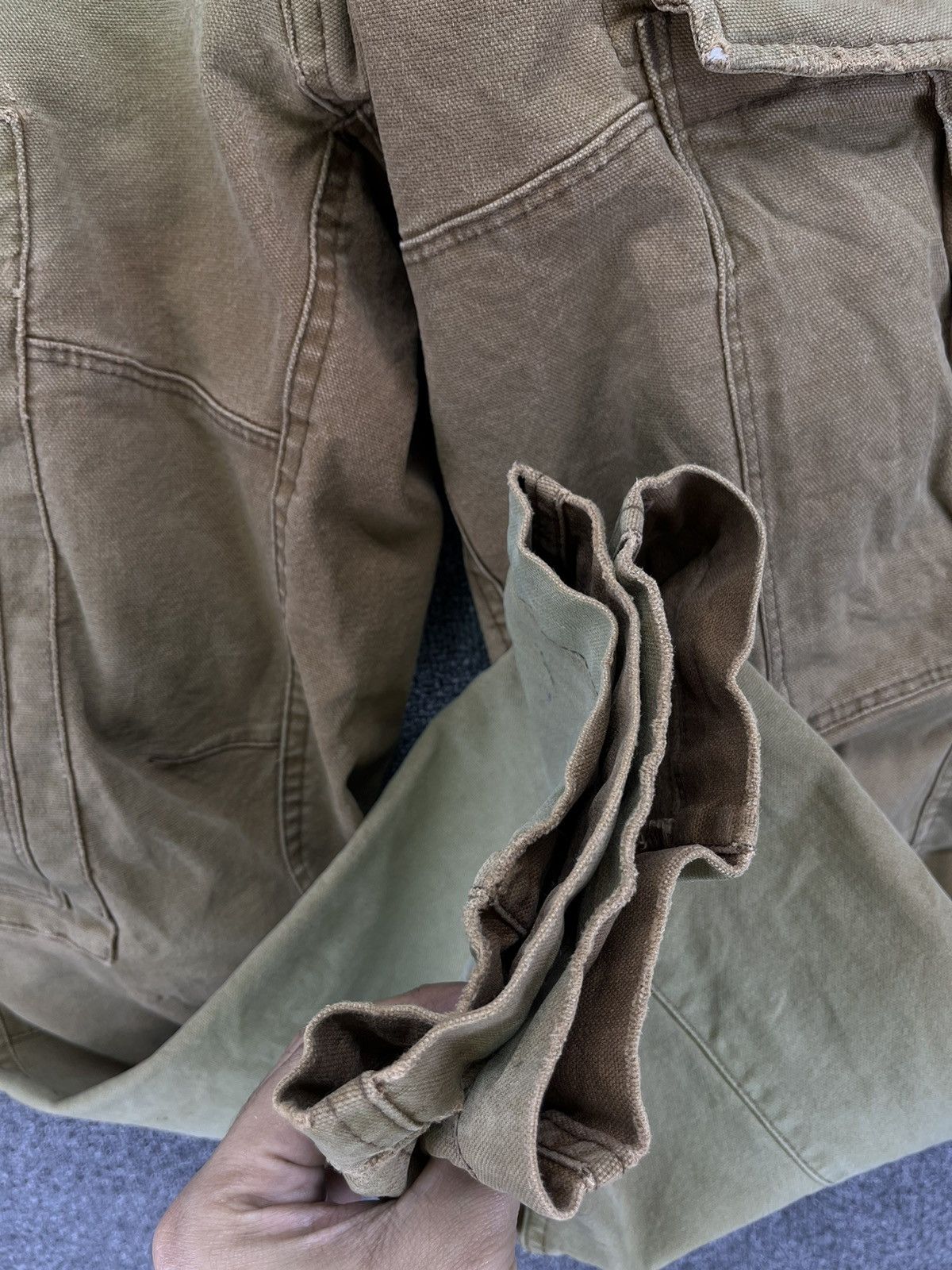 Japanese Brand Vintage Xebec Genba Rare Carhartt Style Cargo Tactical Pants Size US 32 / EU 48 - 12 Thumbnail