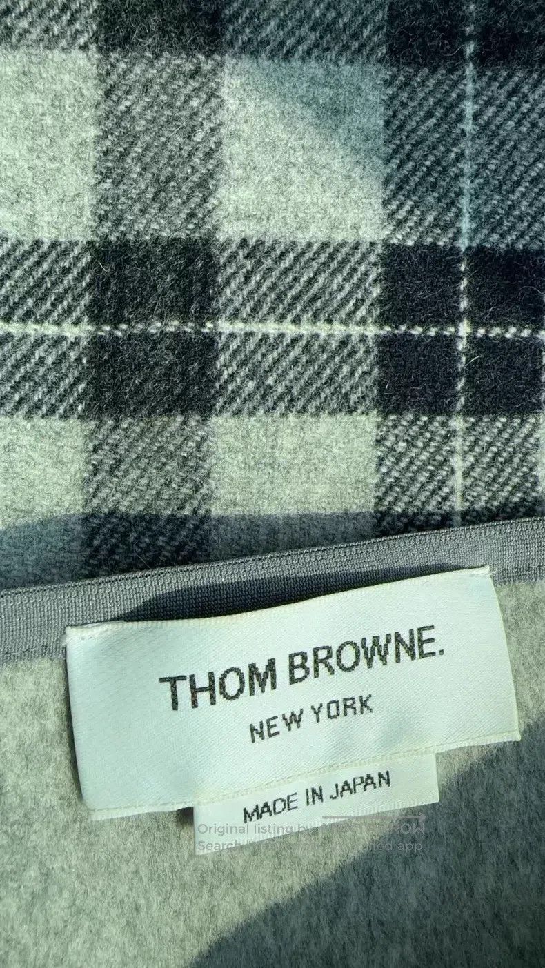 Thom Browne Thom Browne Gray Wool Cardigan with Plaid Skirt Set Size 26" / US 2 / IT 38 - 3 Thumbnail