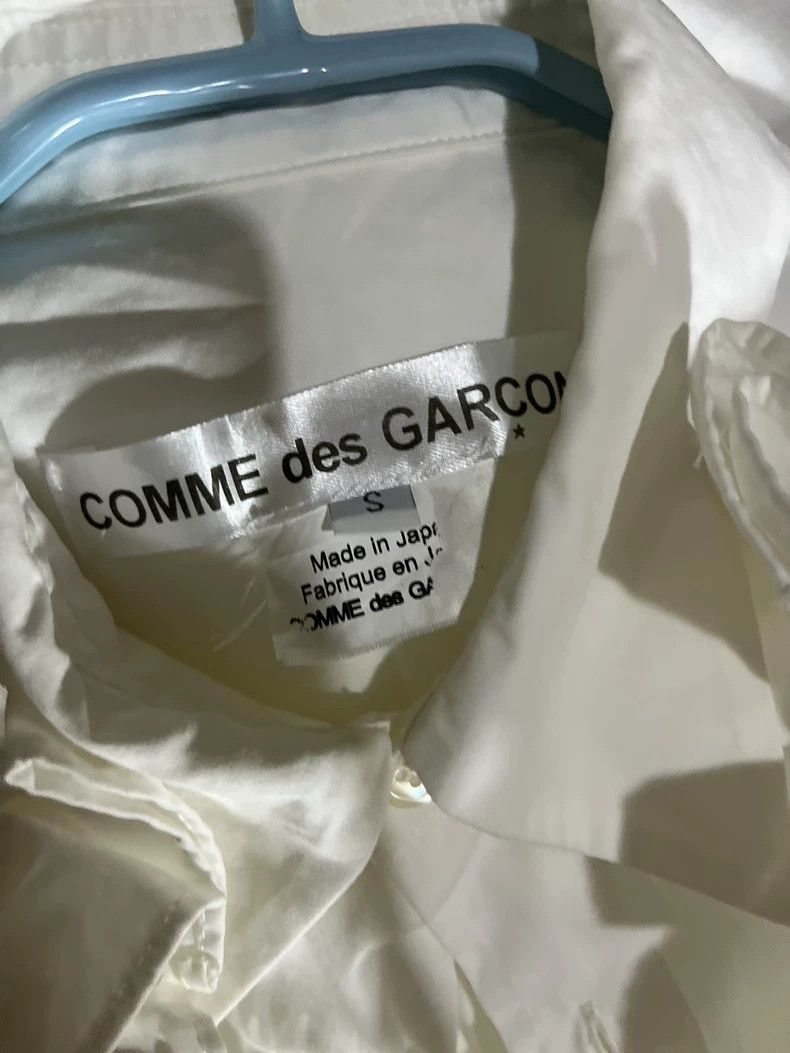 Comme des Garcons Comme Des Garcons White pleated long shirt Size S / US 4 / IT 40 - 3 Thumbnail