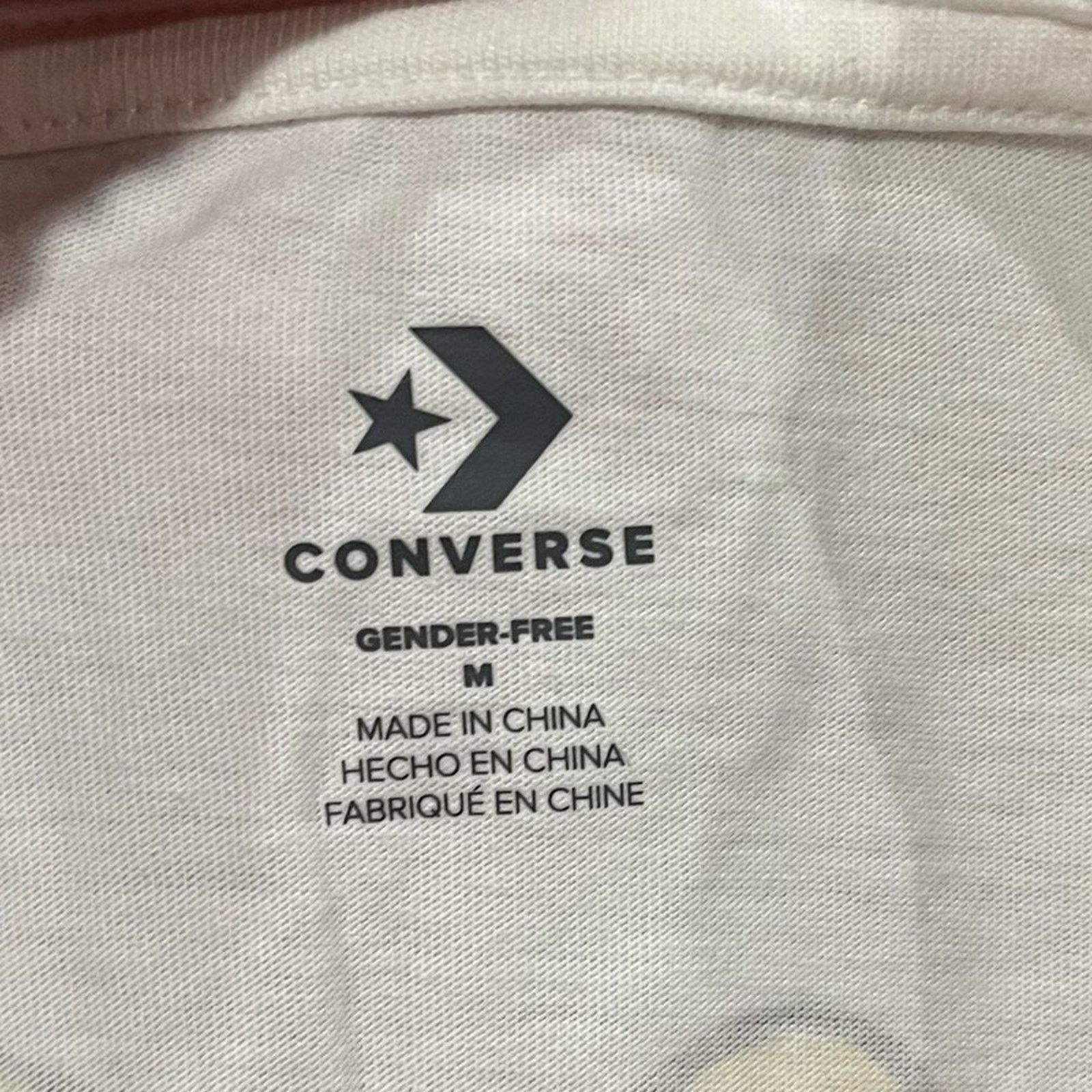 Converse NWOT Converse Chuck Taylor T-Shirt Lightweight White M Size M / US 6-8 / IT 42-44 - 3 Thumbnail