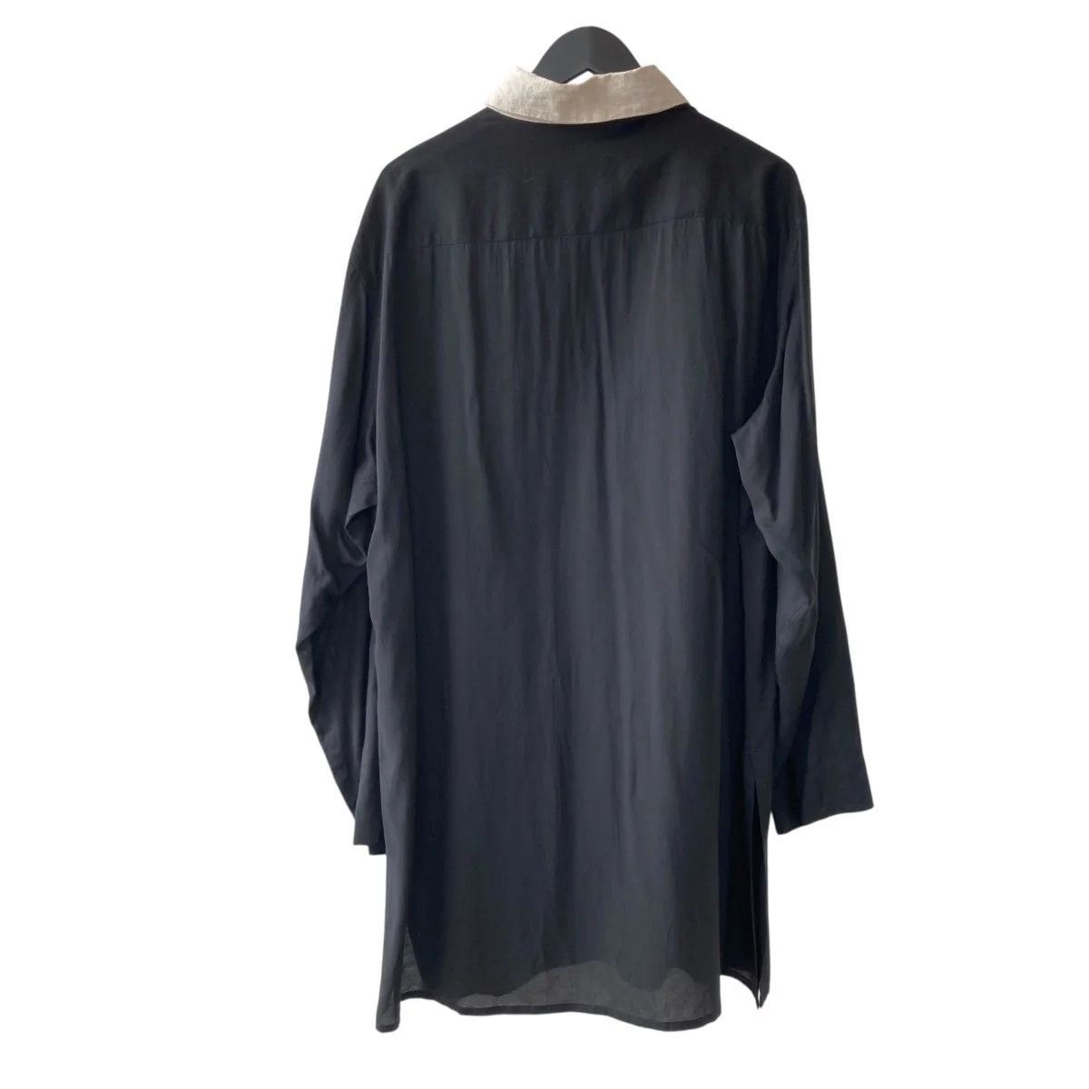 Yohji Yamamoto Yohji Yamamoto pour homme/ 22SS spare collar shirt blouse Size US L / EU 52-54 / 3 - 2 Thumbnail