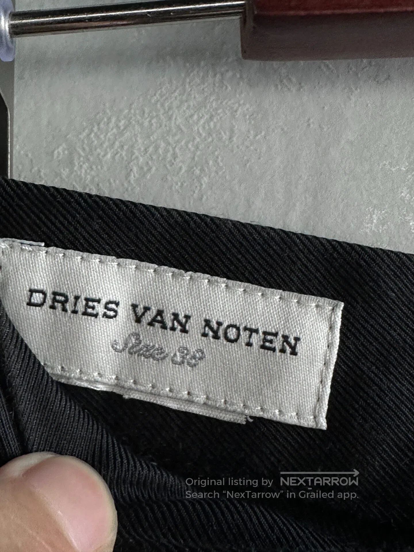 Dries Van Noten DRIES VAN NOTEN Folding straight-leg long pants| Size US 38 / EU 54 - 4 Thumbnail