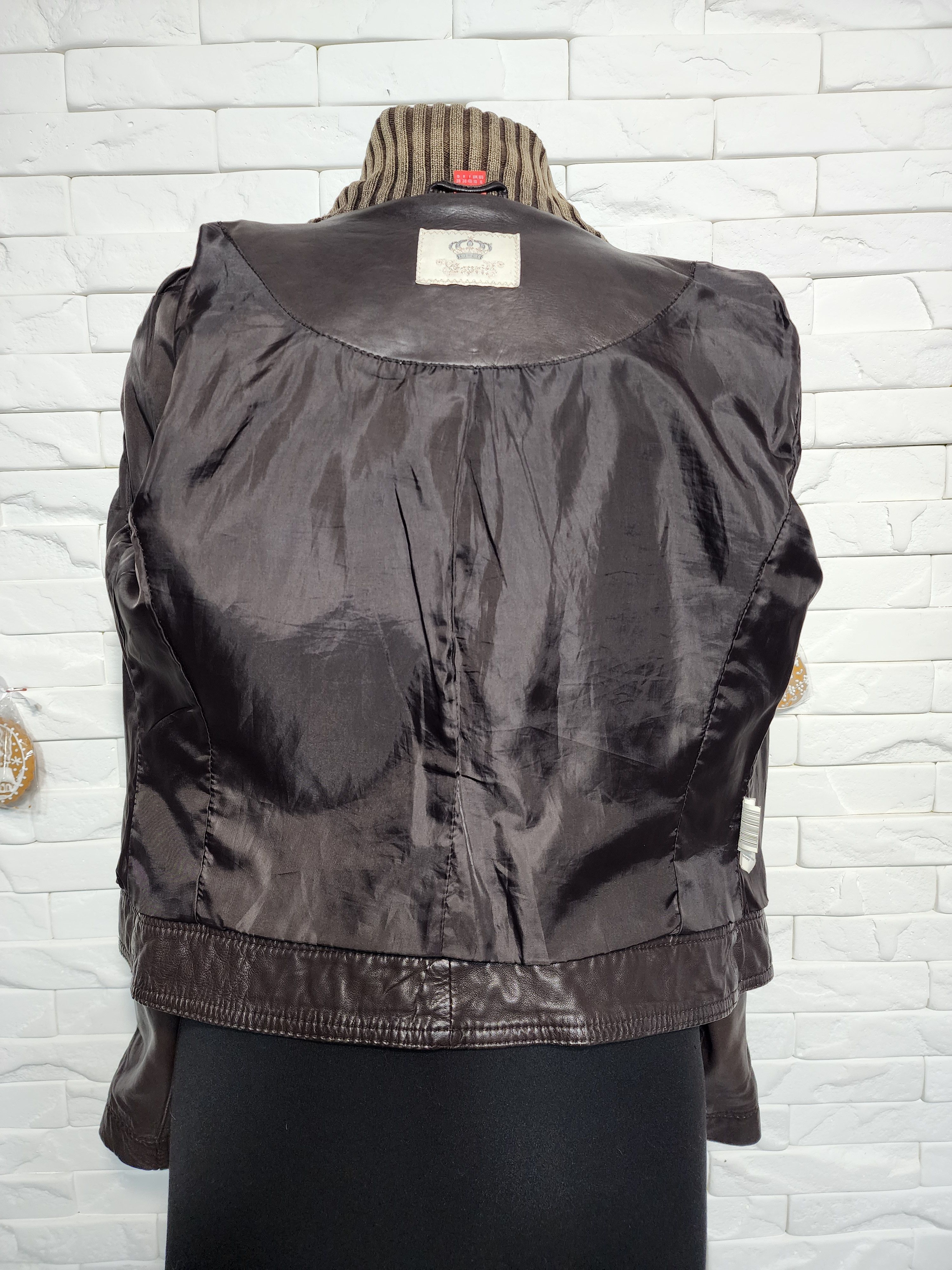 Genuine Leather Brown Genuine Leather Women's Jacket: Soft Leather Size M / US 6-8 / IT 42-44 - 8 Thumbnail