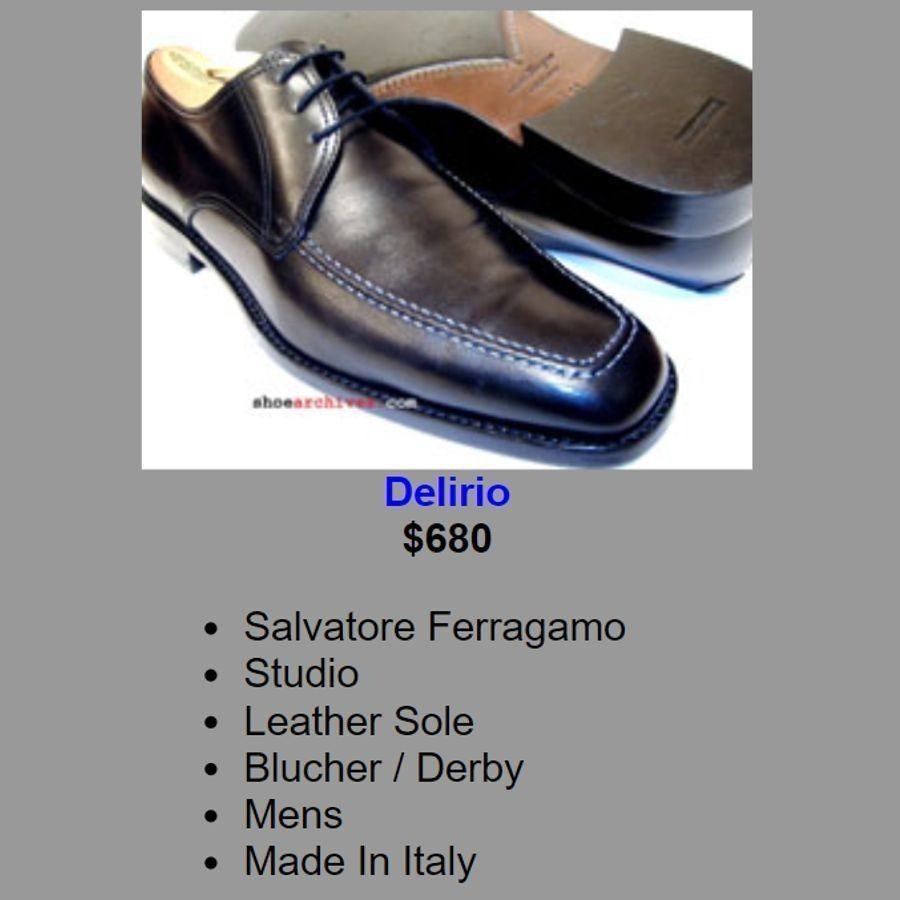 Salvatore Ferragamo Vintage Salvatore Ferragamo Italy Mens 11 Dark Brown Leather Size US 11 / EU 44 - 5 Thumbnail