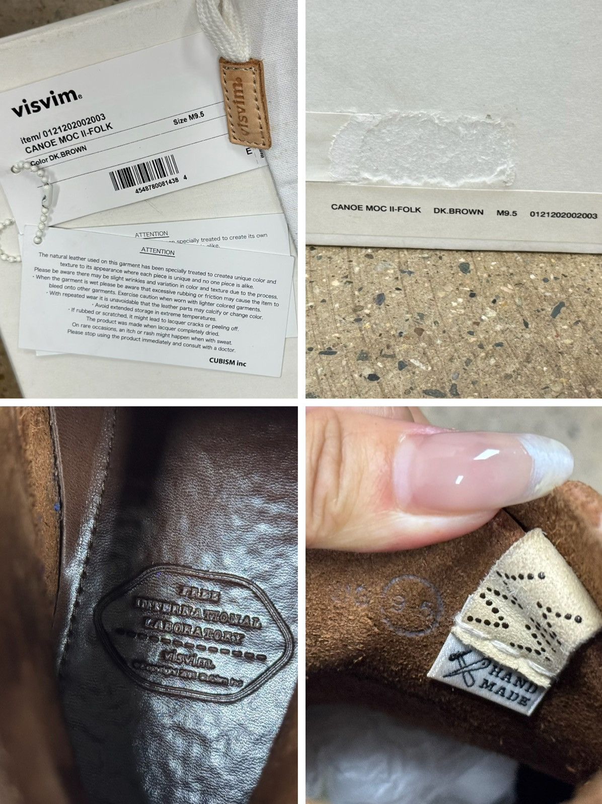 Visvim Visvim 21aw Canoe Moc II-Folk DK.Brown Size US 9.5 / EU 42-43 - 6 Thumbnail