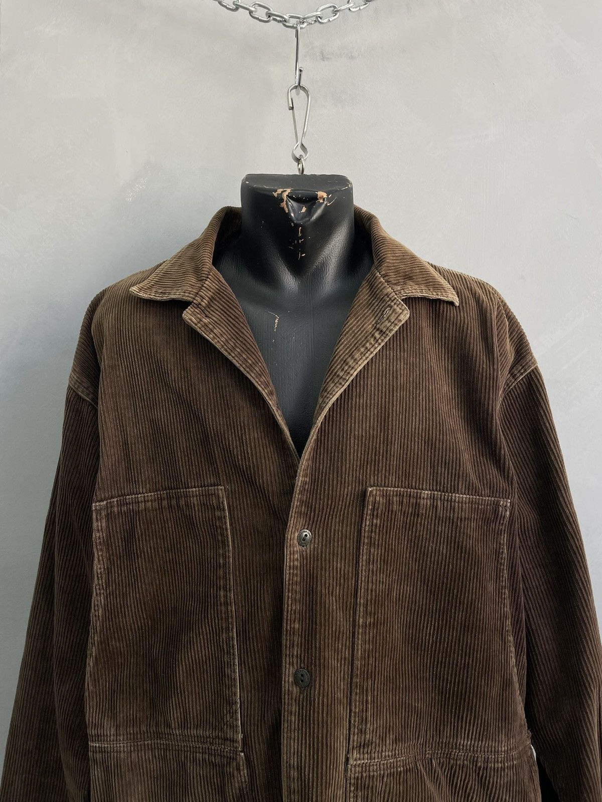Quiksilver Quiksilver Brown Corduroy Workwear Jacket Size M Size US M / EU 48-50 / 2 - 2 Thumbnail