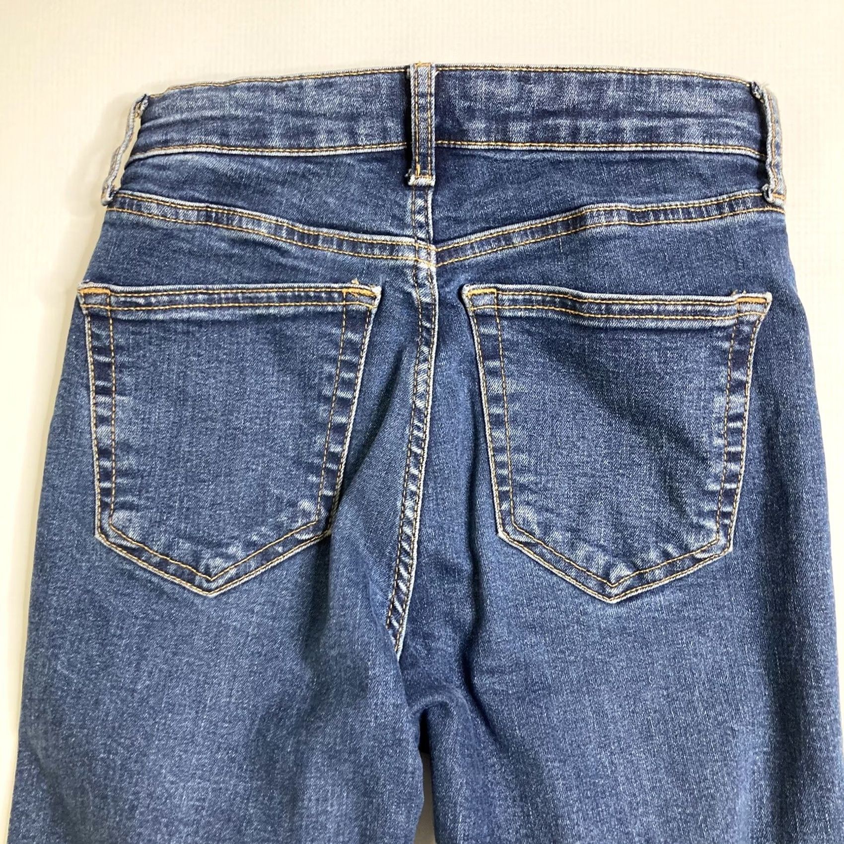 Topshop Topshop Moto Jamie Crop Jeans Skinny Mid Rise Women’s Blue Denim 24x25 Slim 5-Pocket Size 4XL / US 24-26 - 3 Thumbnail