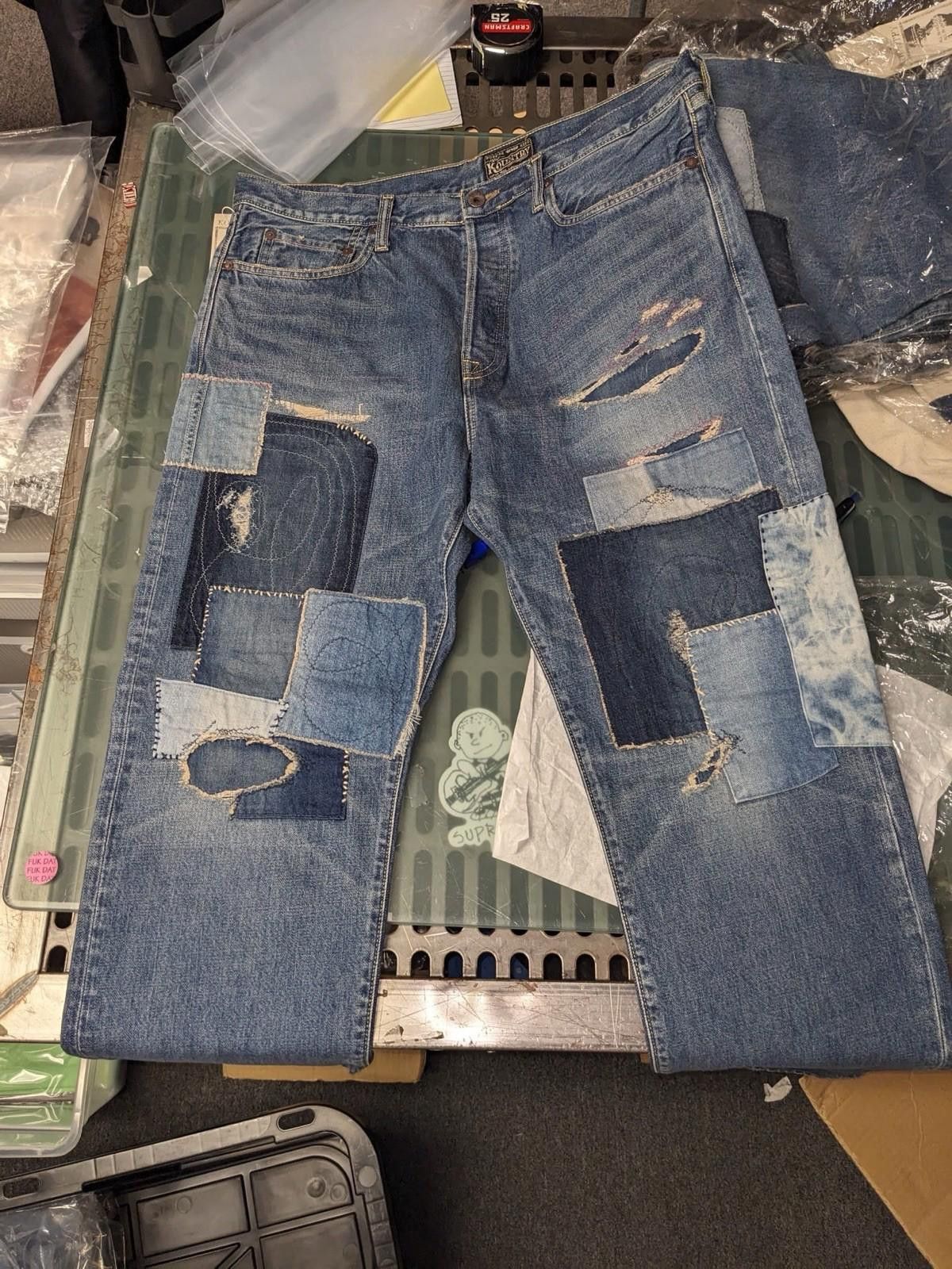 Kapital Kapital 14 oz Denim 5p Monkey Cisco Dixie Remake Pants 34 Size US 34 / EU 50 - 5 Thumbnail