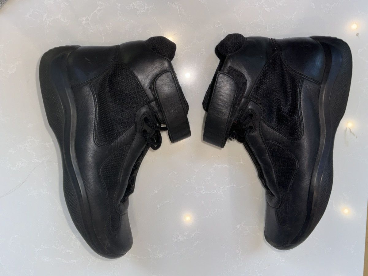 Prada prada americas cup sneakers black high us 11 Size US 11 / EU 44 - 12 Thumbnail