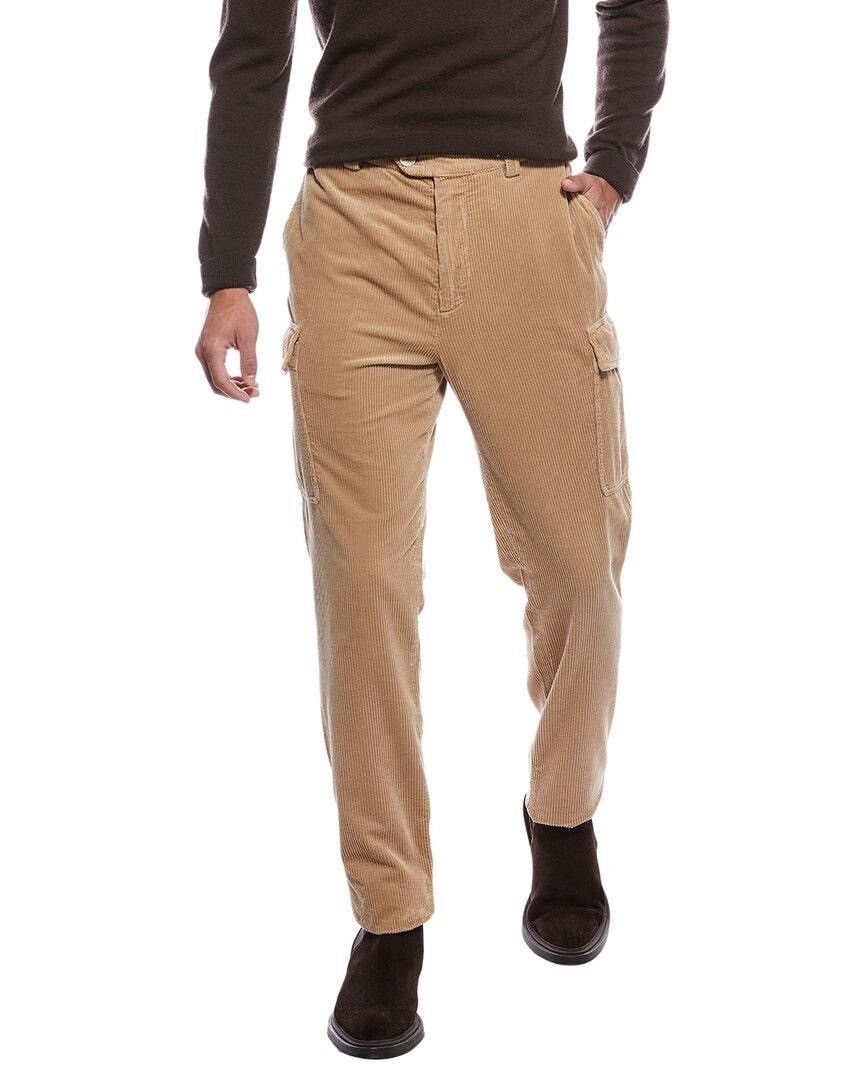 Brunello Cucinelli Brunello Cucinelli Corduroy Leisure Fit Cargo Pants Size US 32 / EU 48 - 3 Thumbnail