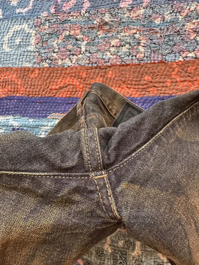 RRL Ralph Lauren RRL Ralph Lauren Yellow mud, washed, distressed jeans Size US 32 / EU 48 - 8 Thumbnail