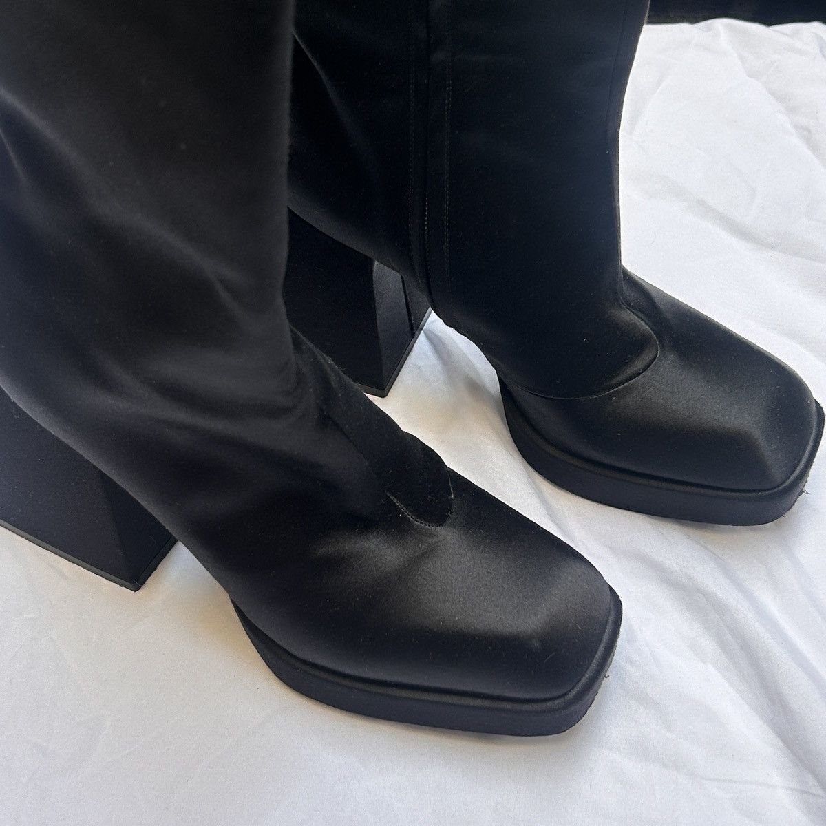 Nodaleto Nodaleto Satin Bulla Corta Booties Size US 7 / IT 37 - 6 Thumbnail