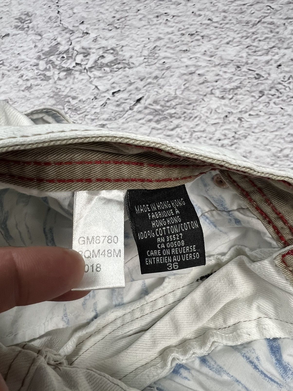Marithe + Francois Girbaud Vintage Marithe Francois Girbaud Printed Jeans Size US 36 / EU 52 - 15 Thumbnail