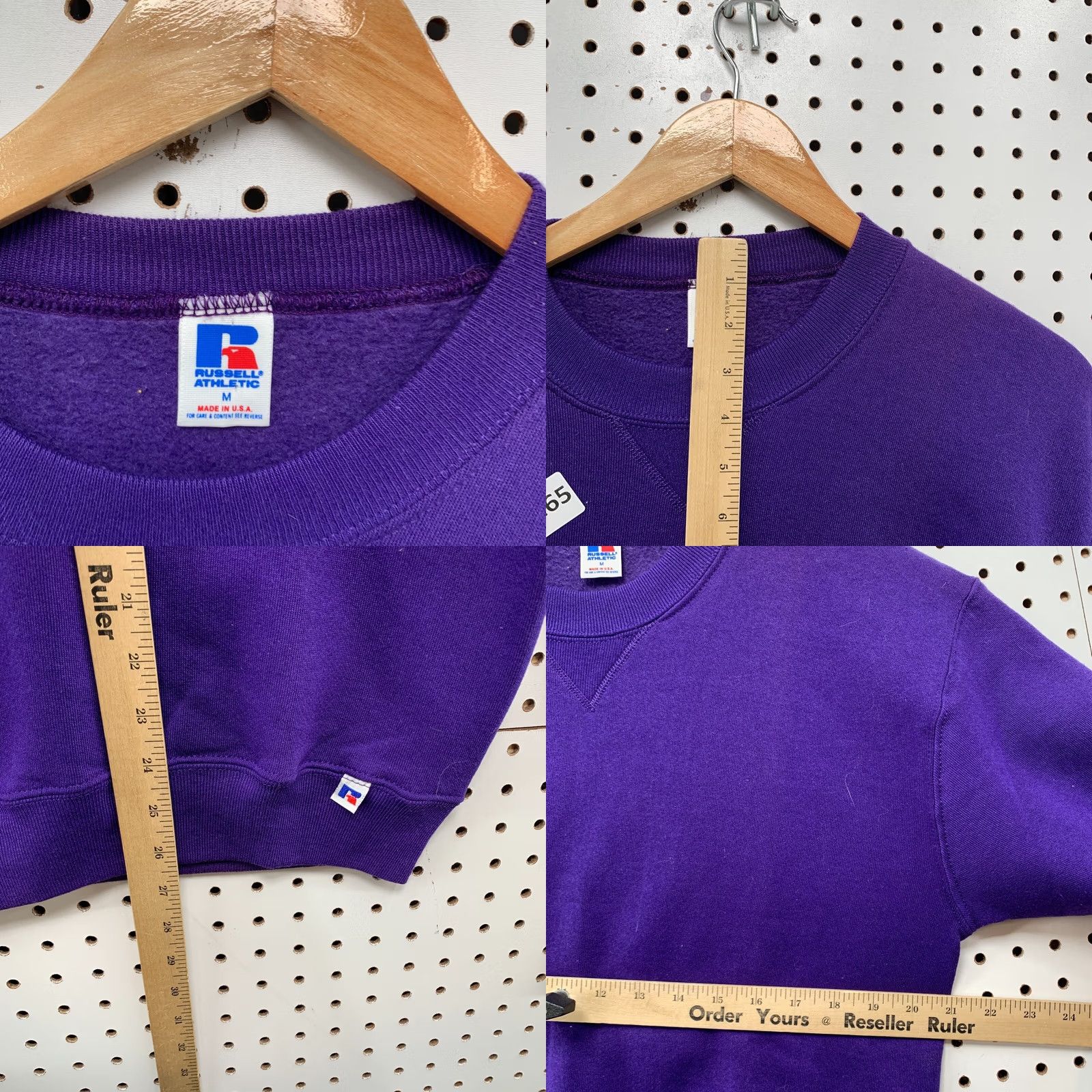 Russell Athletic VINTAGE Russell Athletic Sweatshirt Mens M Purple USA Crewneck 80s Size US M / EU 48-50 / 2 - 9 Thumbnail
