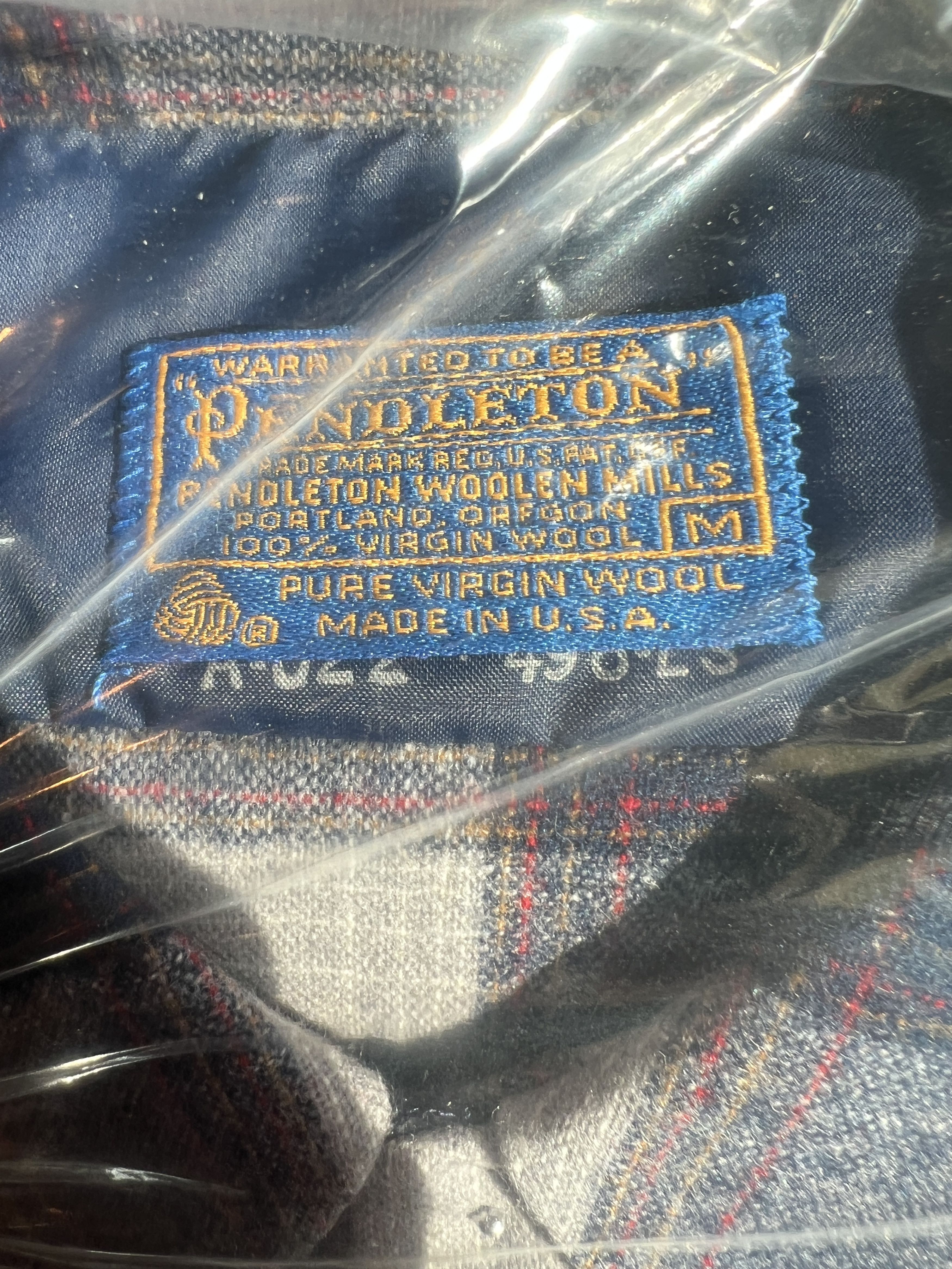 Pendleton Vintage Pendleton Umatilla Blue A022-496 100% Wool Size M Size US M / EU 48-50 / 2 - 3 Thumbnail