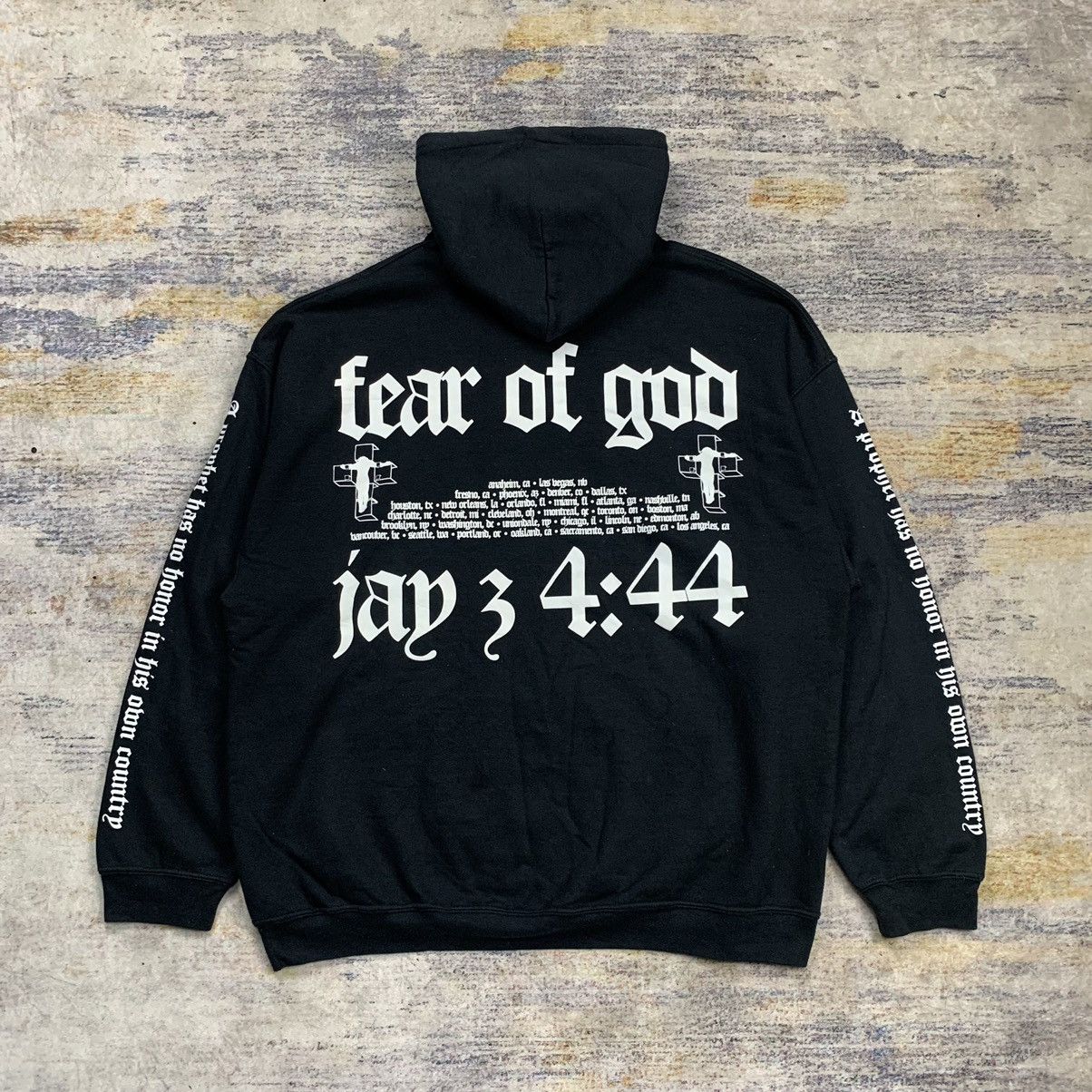 Jay z fear of god hoodie store