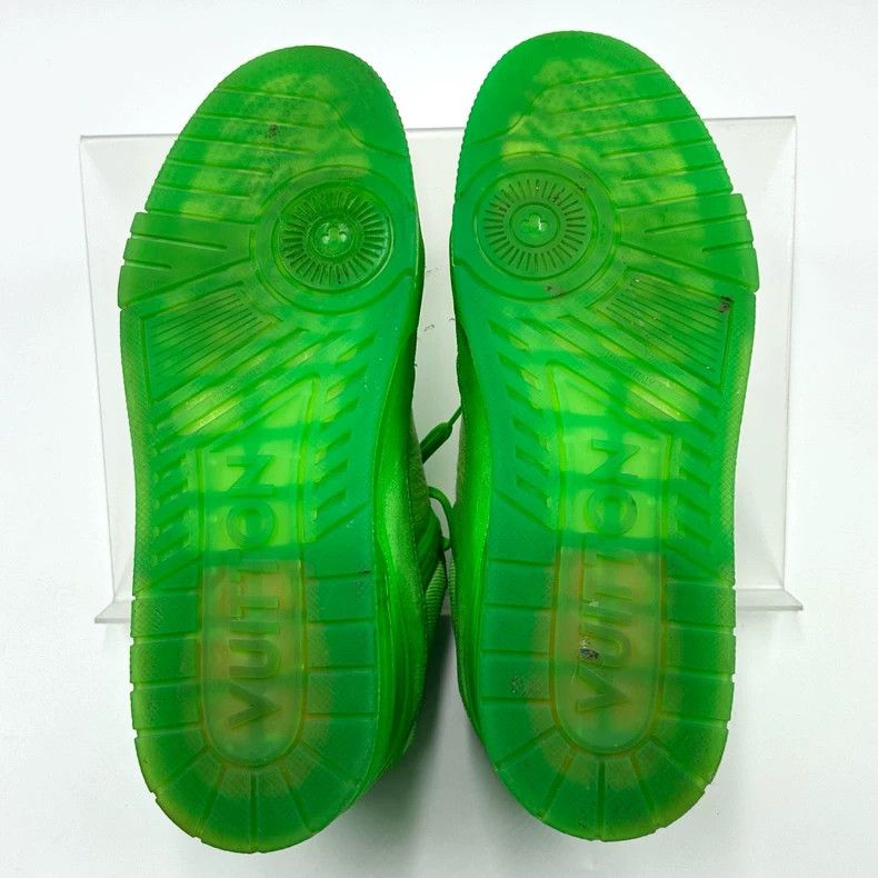 Louis Vuitton Louis Vuitton Trainer Jeans Fluorescent Green Board Shoes Size US 7 / EU 40 - 7 Thumbnail
