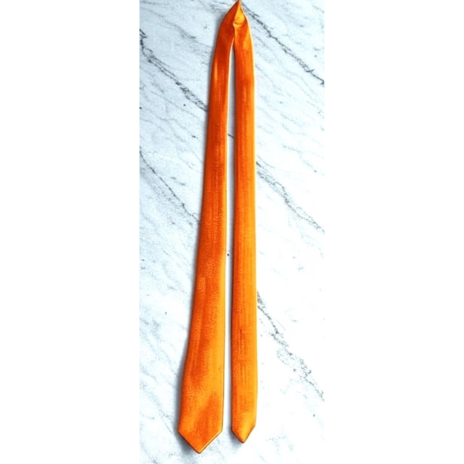 Saylor Bitcoin Crypto BTC Men’s Tie Orange Michael Saylor Theme Novelty Polyester 57-60 in. 2 in. width Mens Size ONE SIZE - 5 Thumbnail