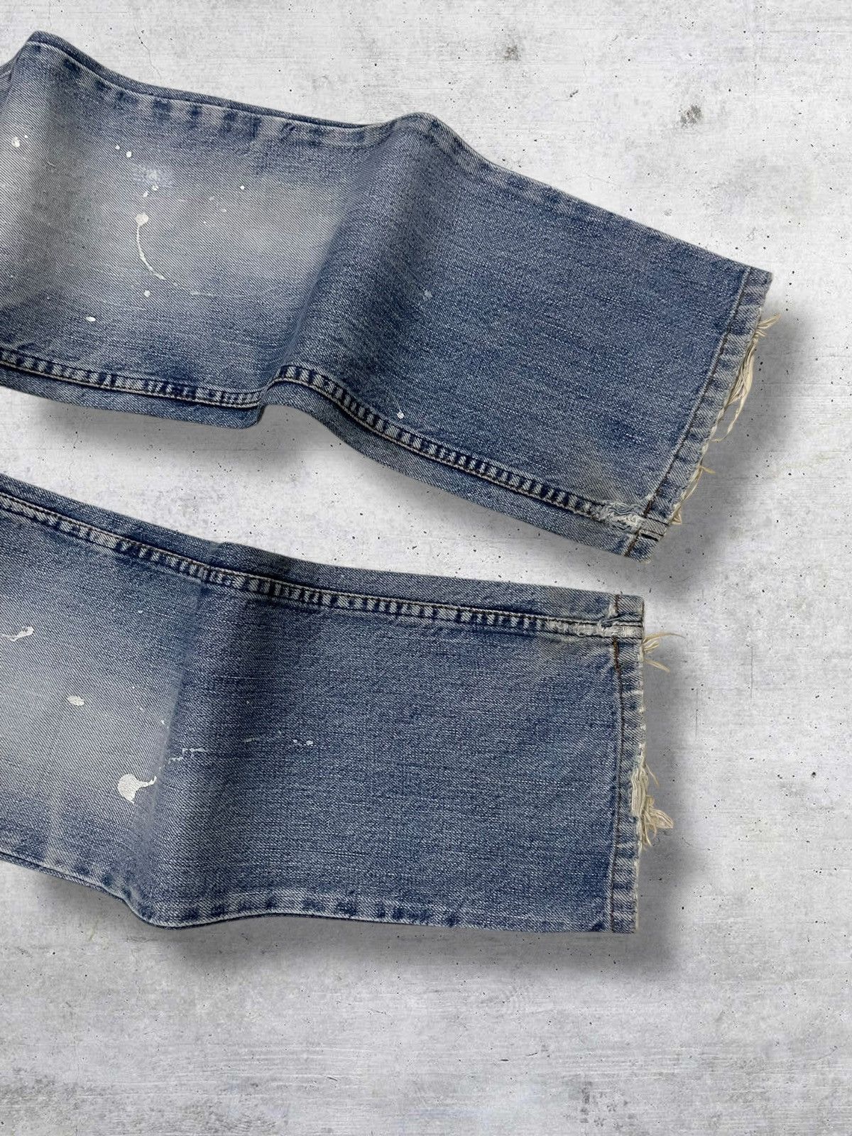 Levi's Vintage Clothing VINTAGE 501 LEVIS USA DESIGNER 90S OG SPLASH RIPPED DENIM Size US 29 - 5 Thumbnail