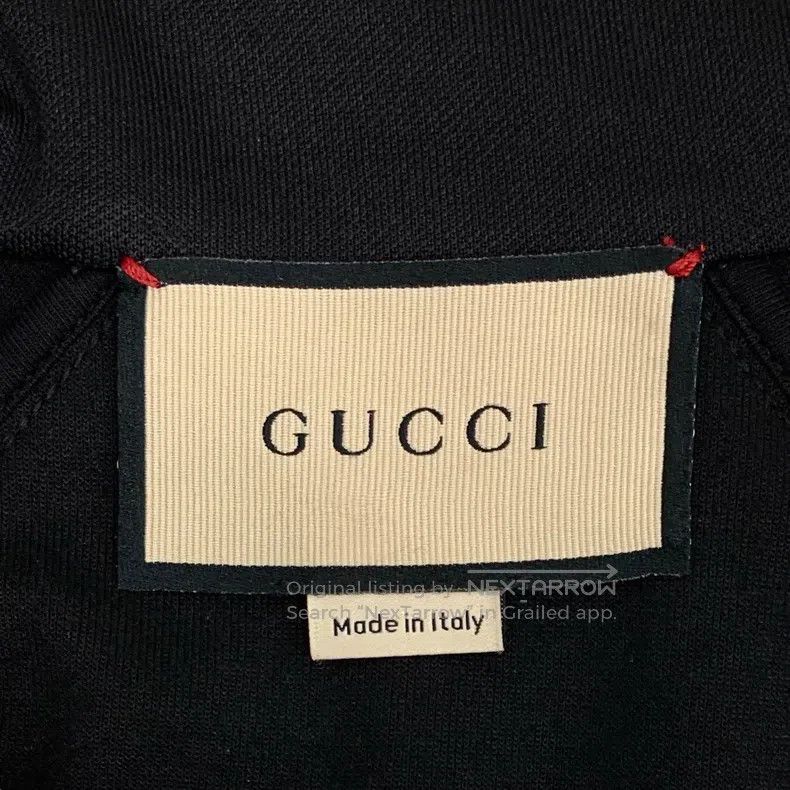 Gucci Gucci Black side logo striped lapel zipper long-sleeved ja Size US XS / EU 42 / 0 - 6 Thumbnail