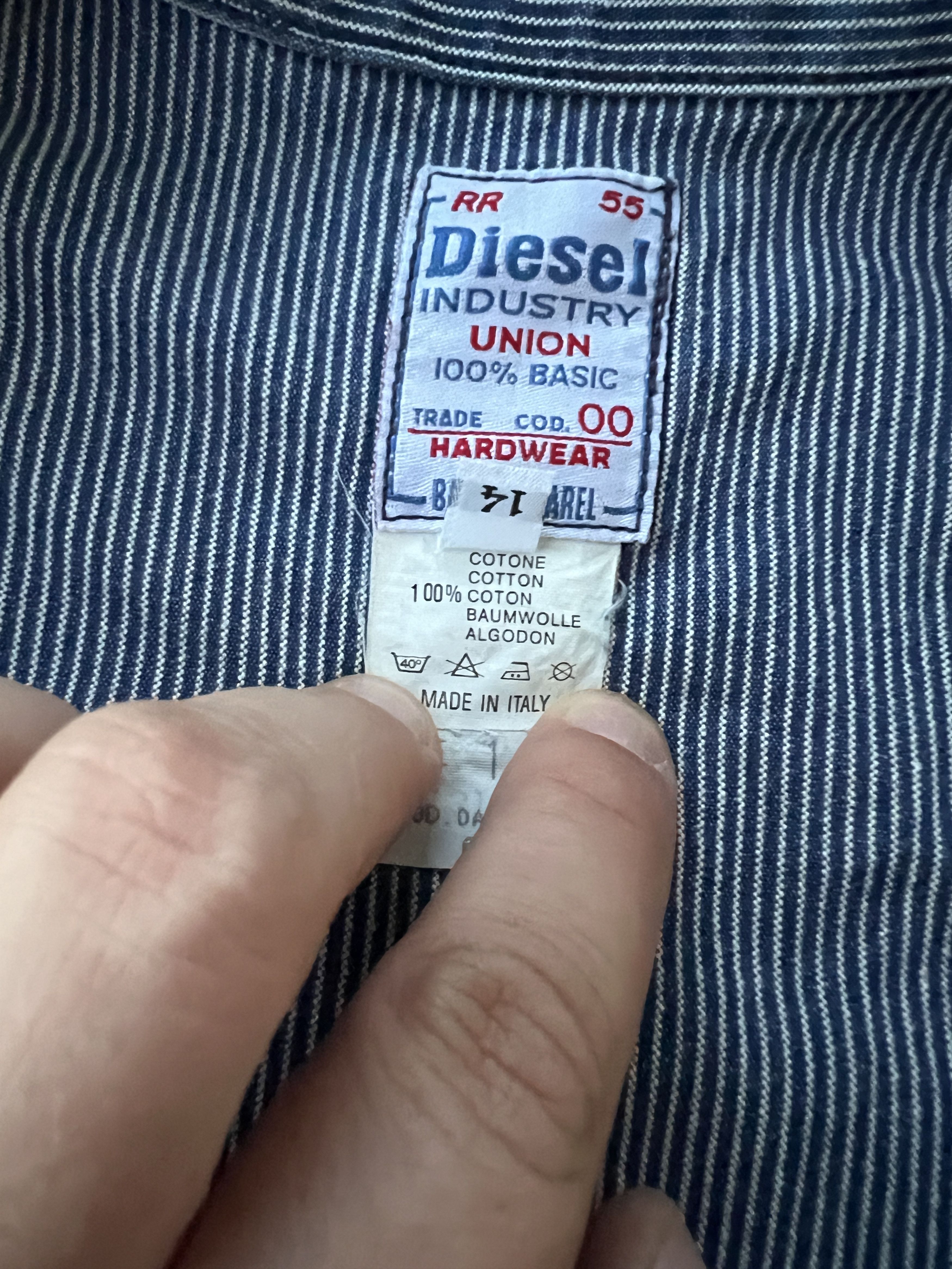 Diesel Y2K Diesel Vintage Zip Shirt Size XL / US 12-14 / IT 48-50 - 7 Thumbnail