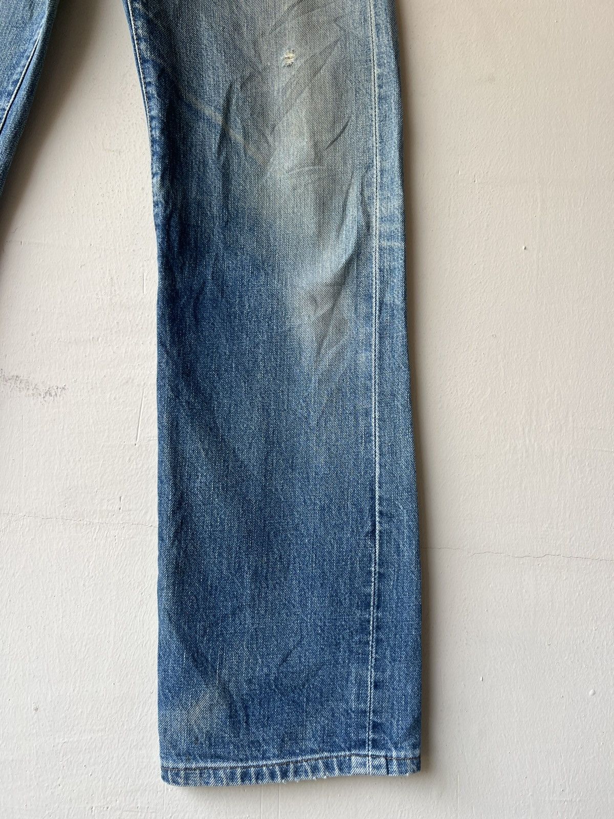 Levi's 90s Levi’s 502 XX Big E Aging Distress Denim Selvedge Jeans Size US 29 - 13 Thumbnail