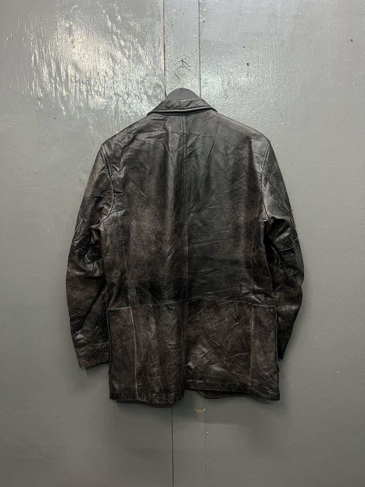 Cerruti 1881 Cerruti 1881 Jeans Leather Coat/Jacket Size US L / EU 52-54 / 3 - 5 Thumbnail