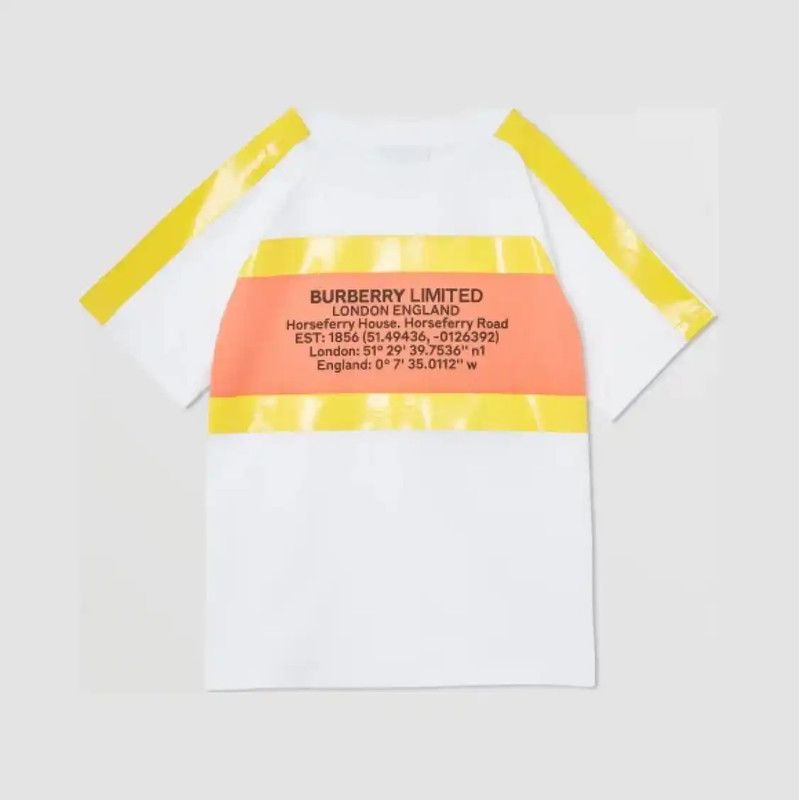Burberry Limited Men's White Cotton T-Shirt