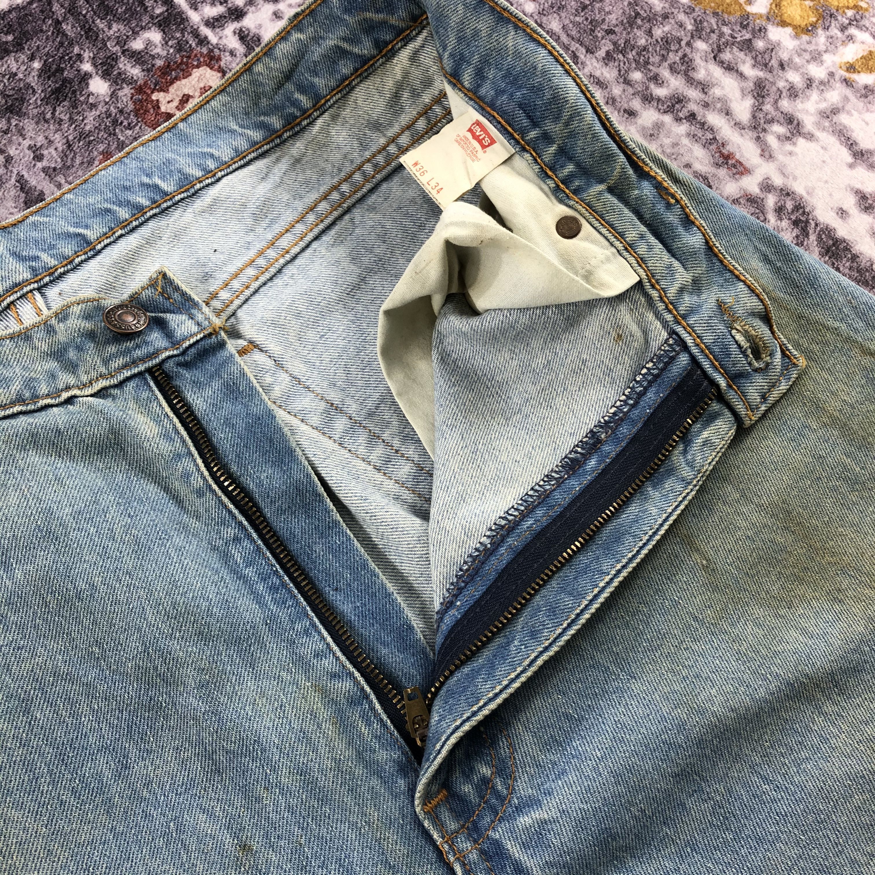 Levi's × Vintage Vintage 90s Light Wash Levis 515 Jeans-JM2217 Size US 36 / EU 52 - 8 Thumbnail
