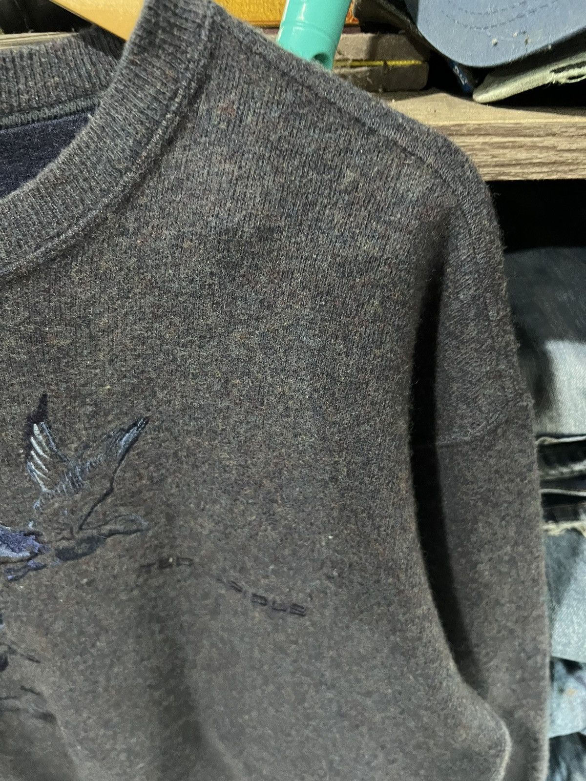 TED LAPIDUS 🔥Vintage Ted Lapidus Flying Birds Embroidery Sweatshirt Size US M / EU 48-50 / 2 - 6 Thumbnail
